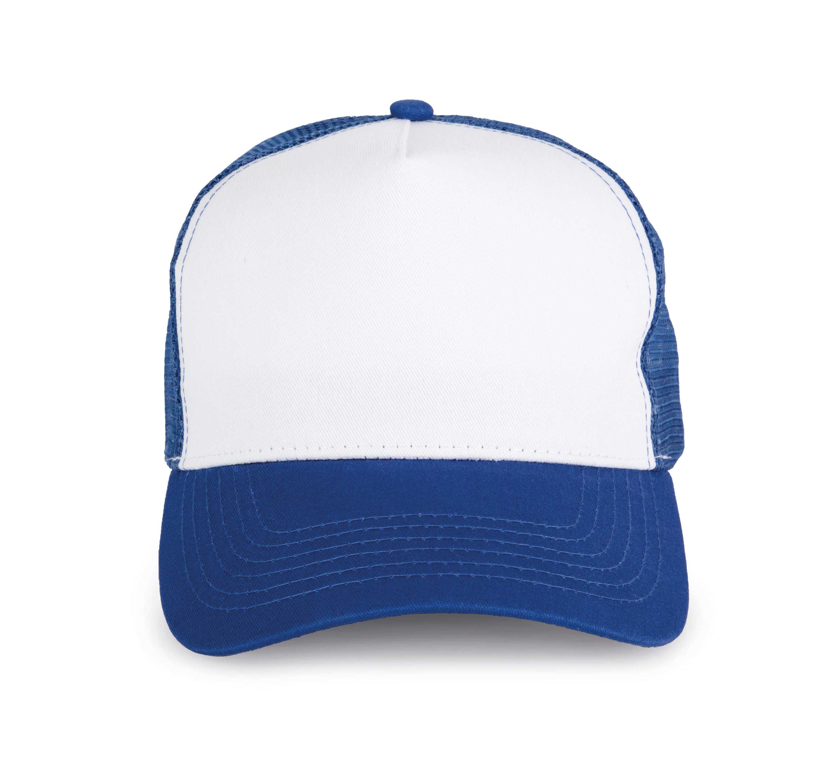 Gorra trucker - 5 paneles Royal Blue / White