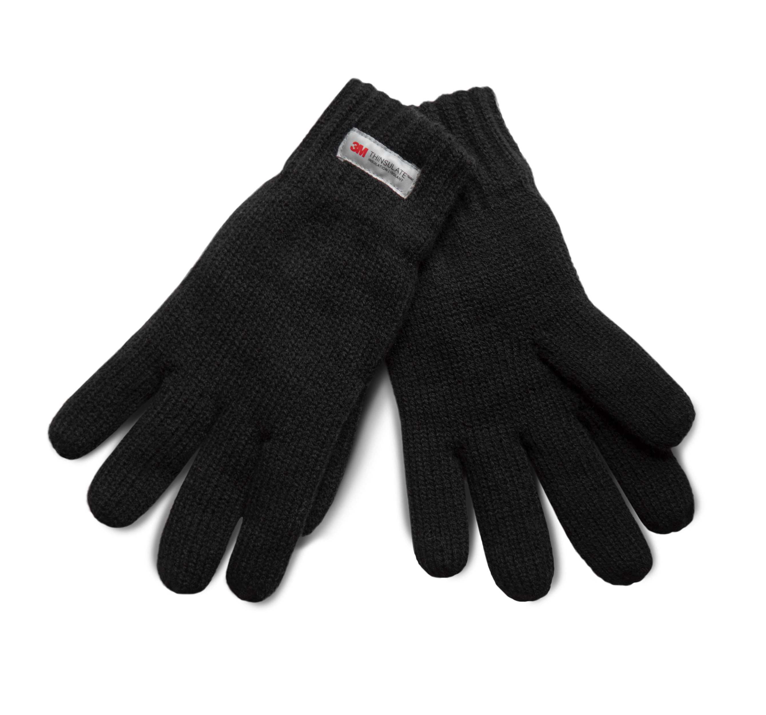 Guantes Thinsulate™ de punto Black