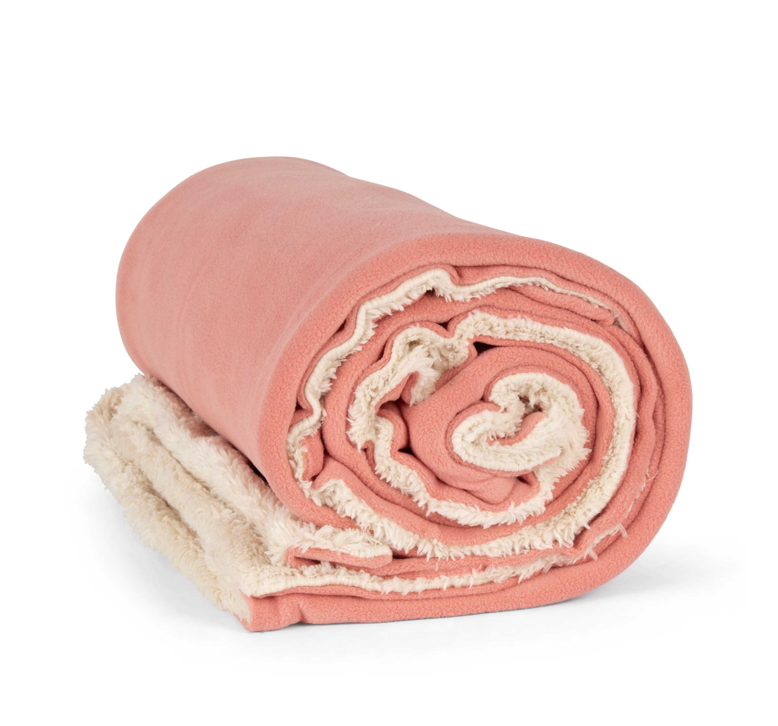 Manta de sherpa Praline Rose