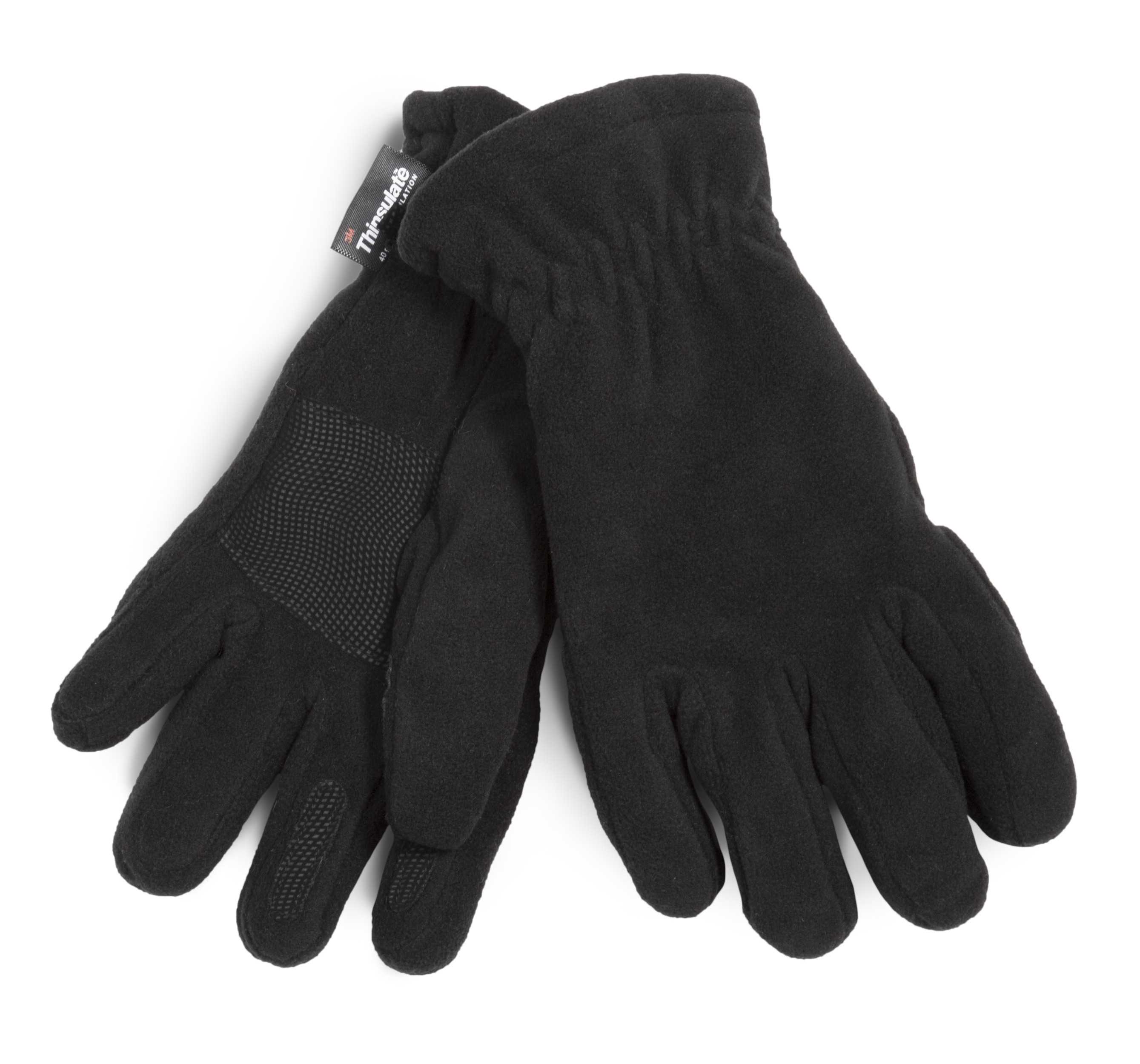 Guantes micropolar & thinsulate reciclado Black