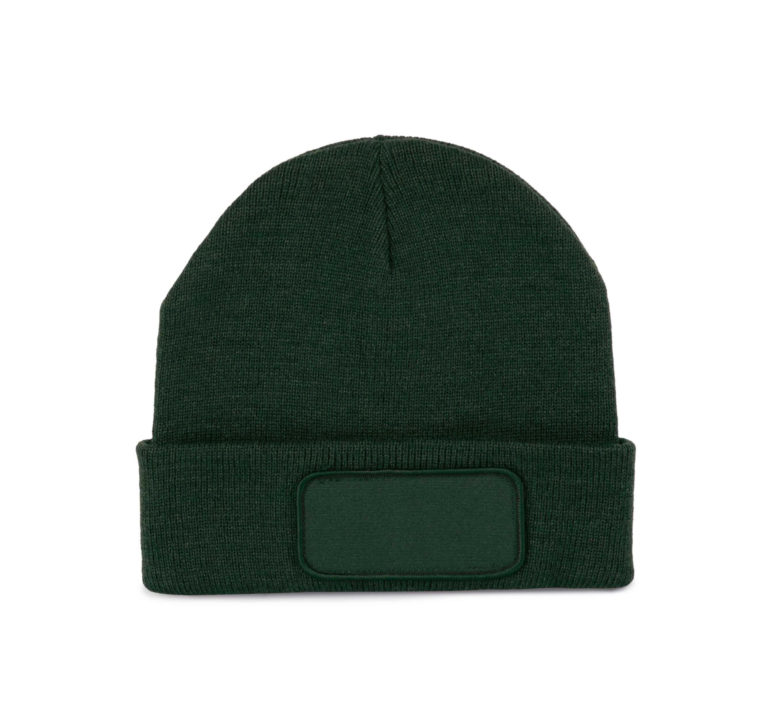 Gorro reciclado con parche Forest Green