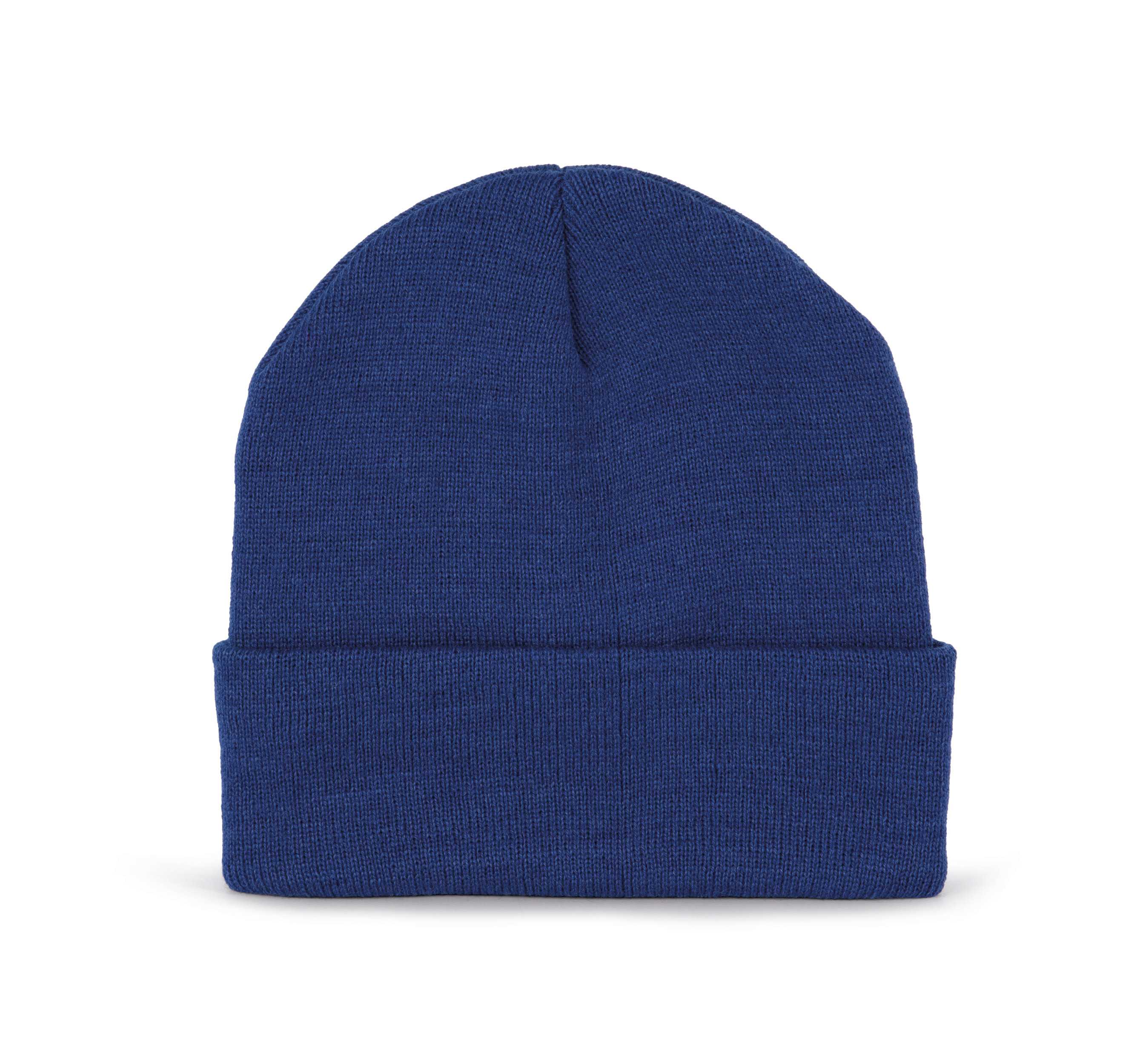 Gorro punto reciclado con forro Royal Blue