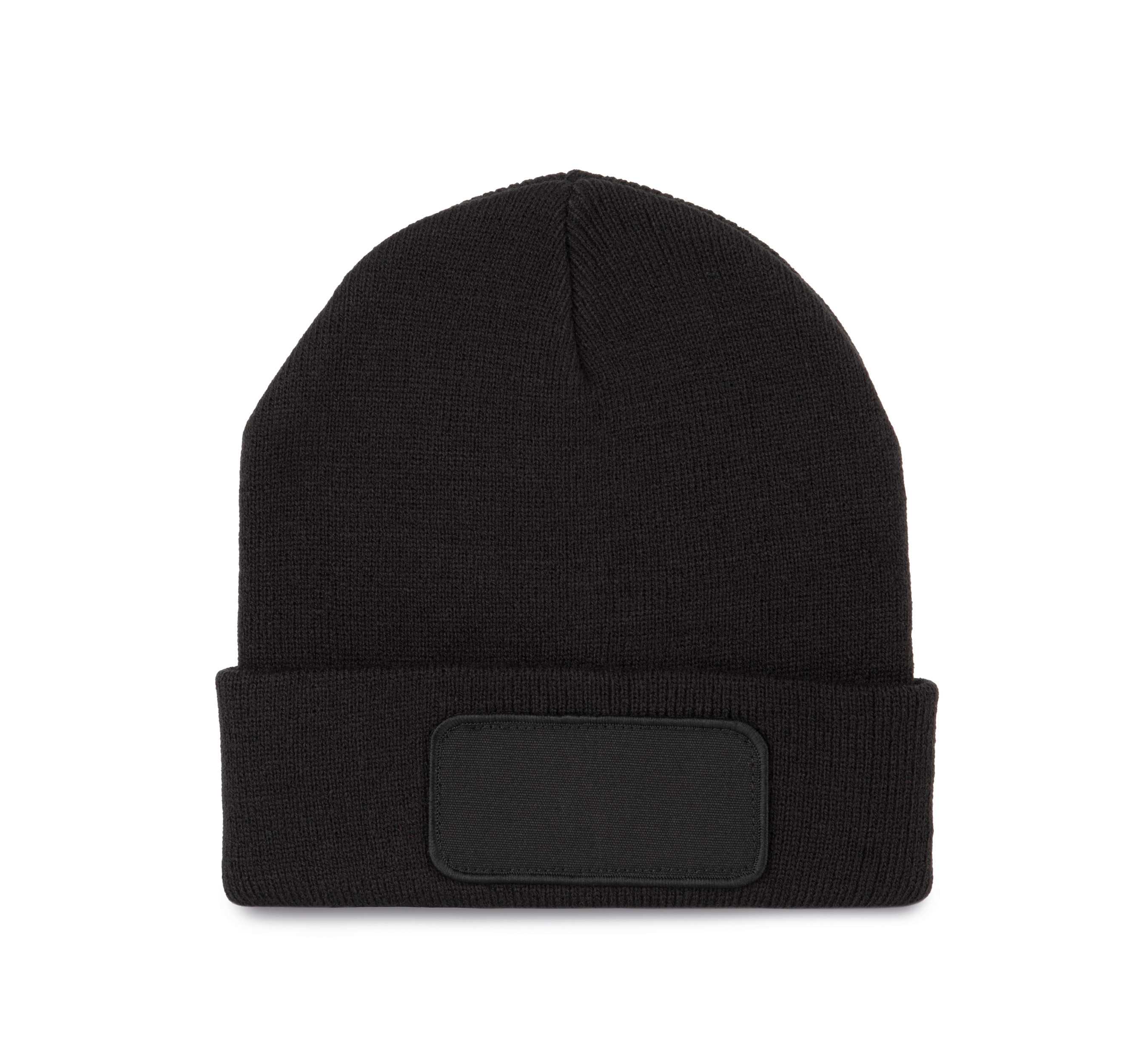 Gorro con parche Black