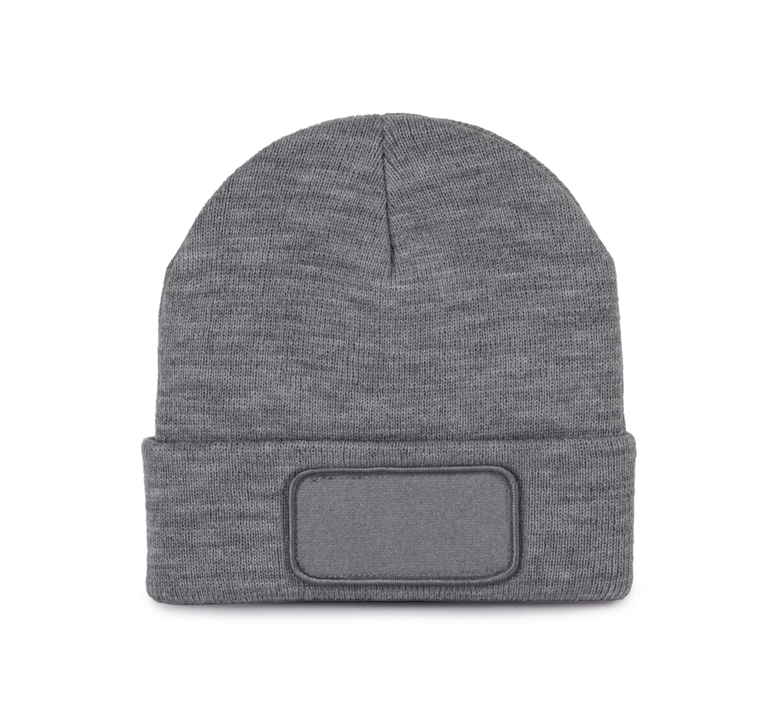 Gorro con parche Oxford grey