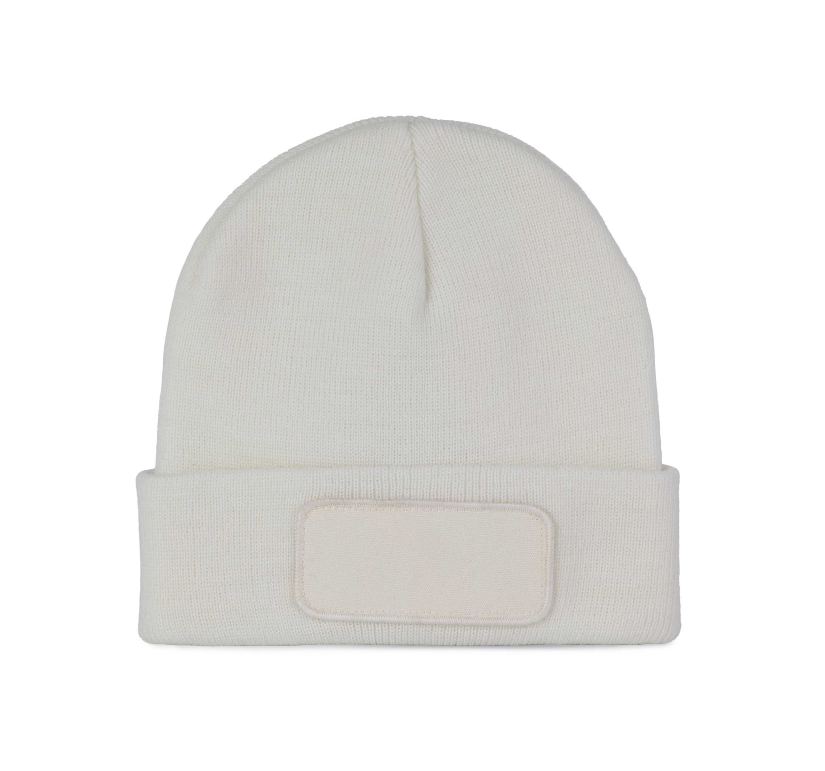 Gorro con parche White