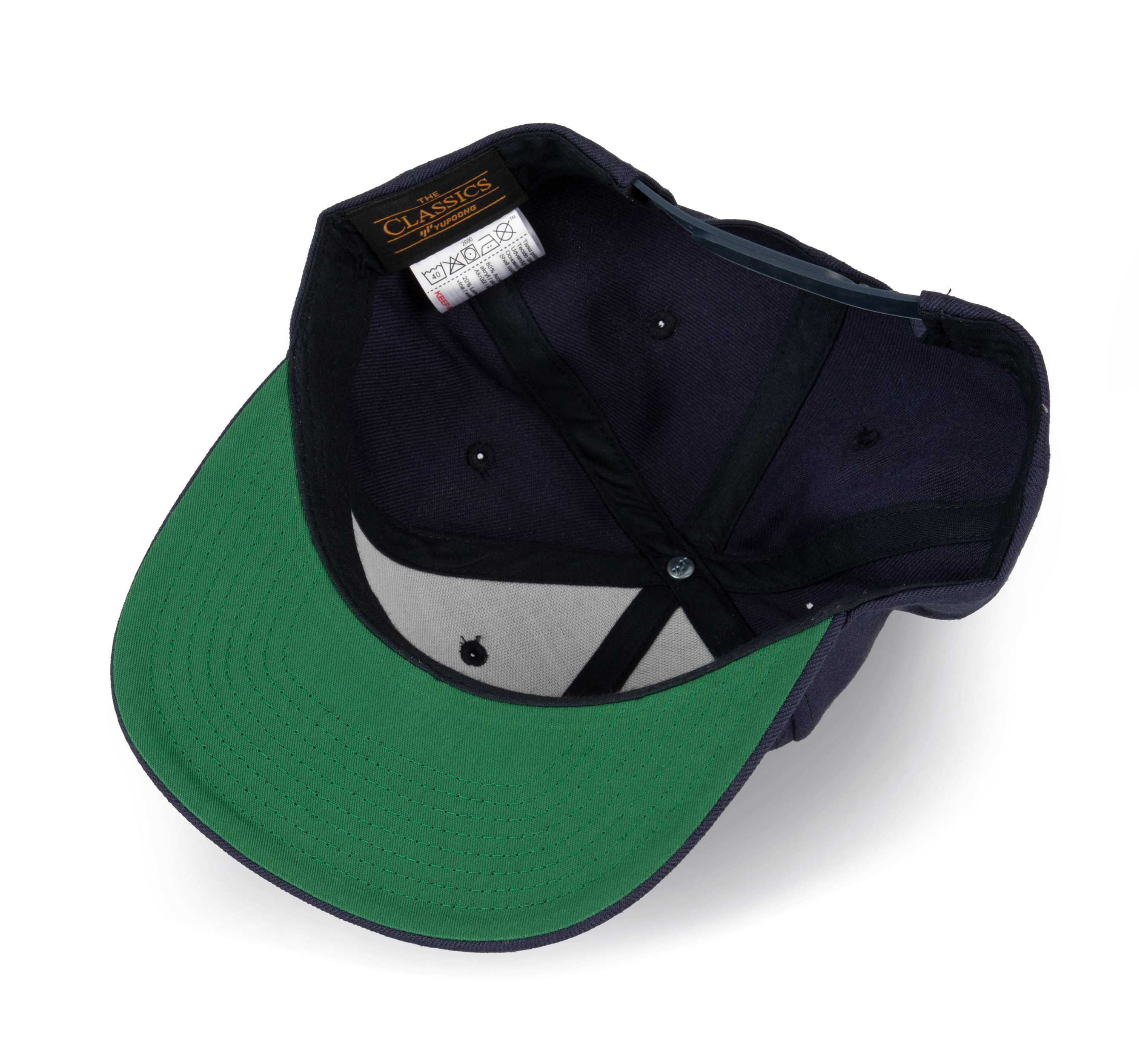 Gorra visera plana - 6 paneles Navy