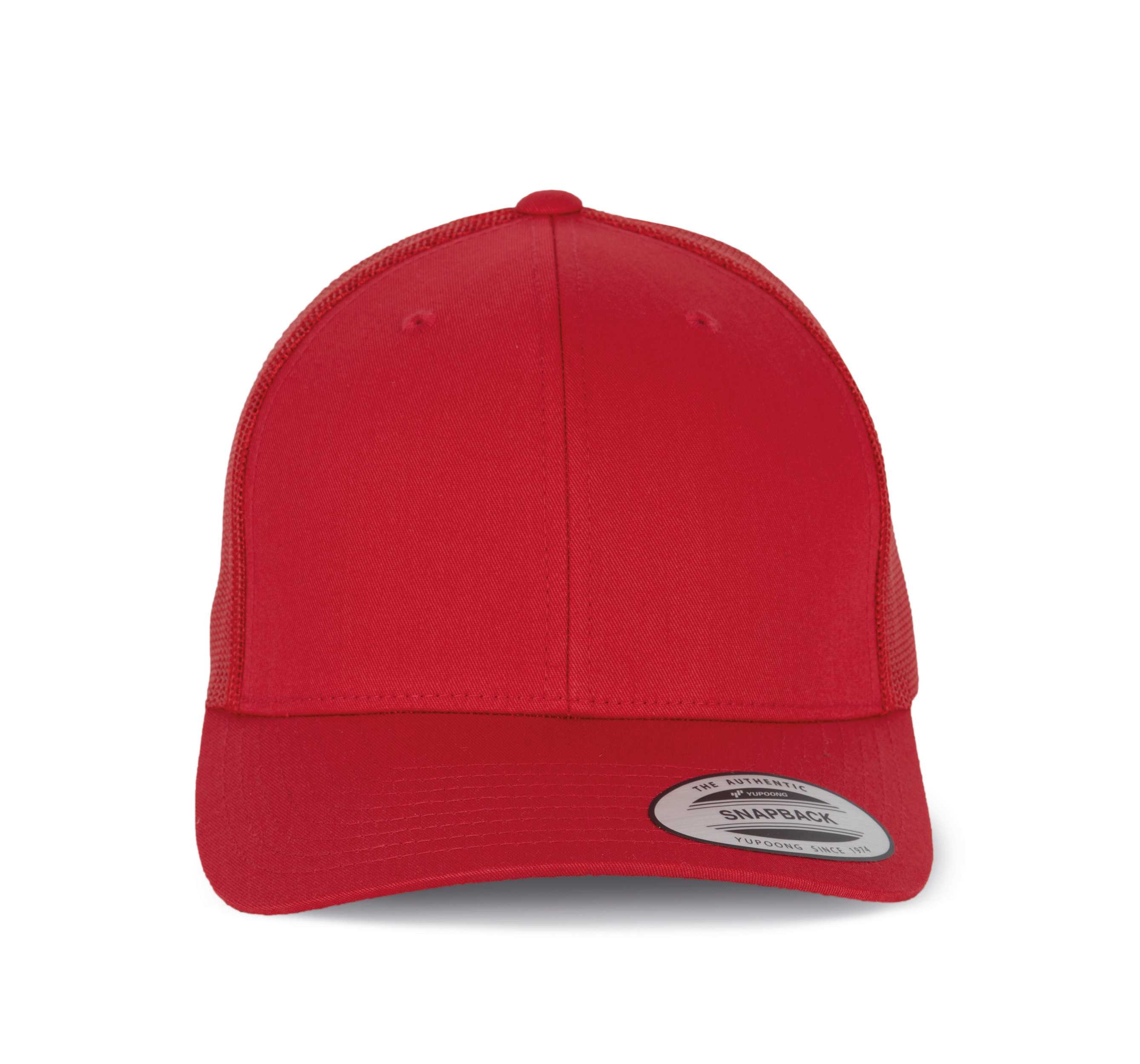 Gorra Trucker modelo retro - 6 paneles Red / Red