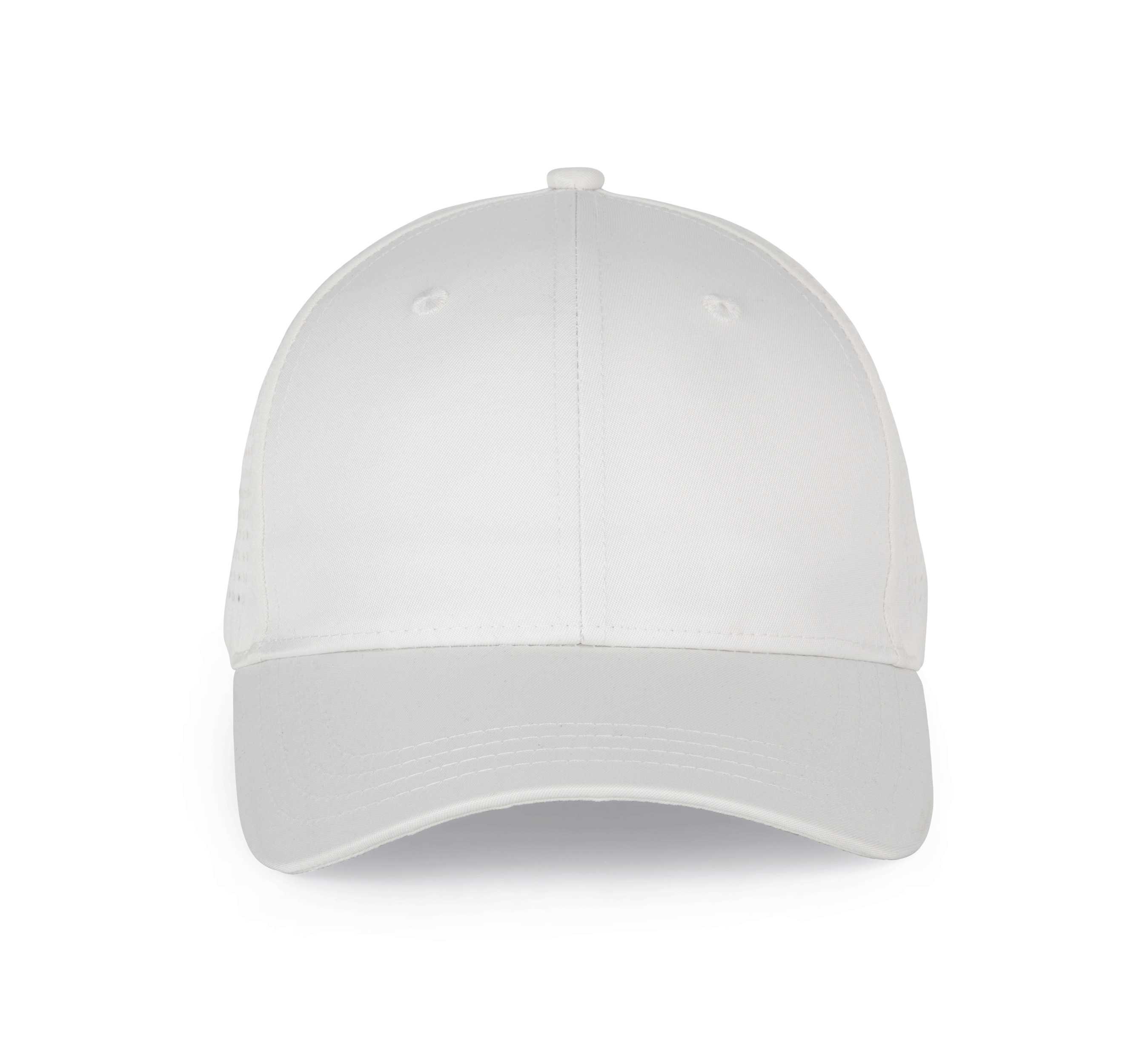 Gorra microperforada - 6 paneles White