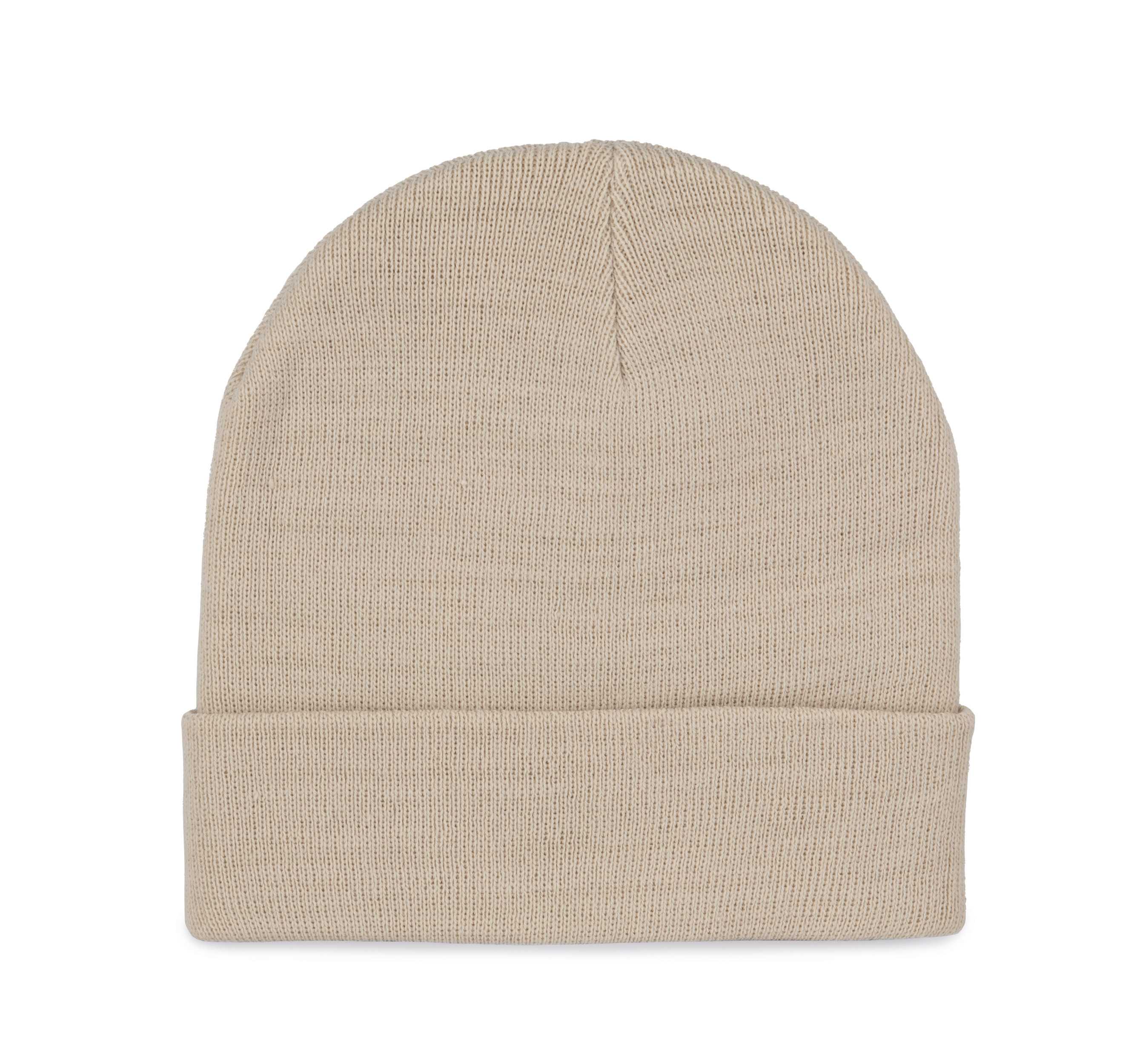 Gorro de punto fino Light Sand