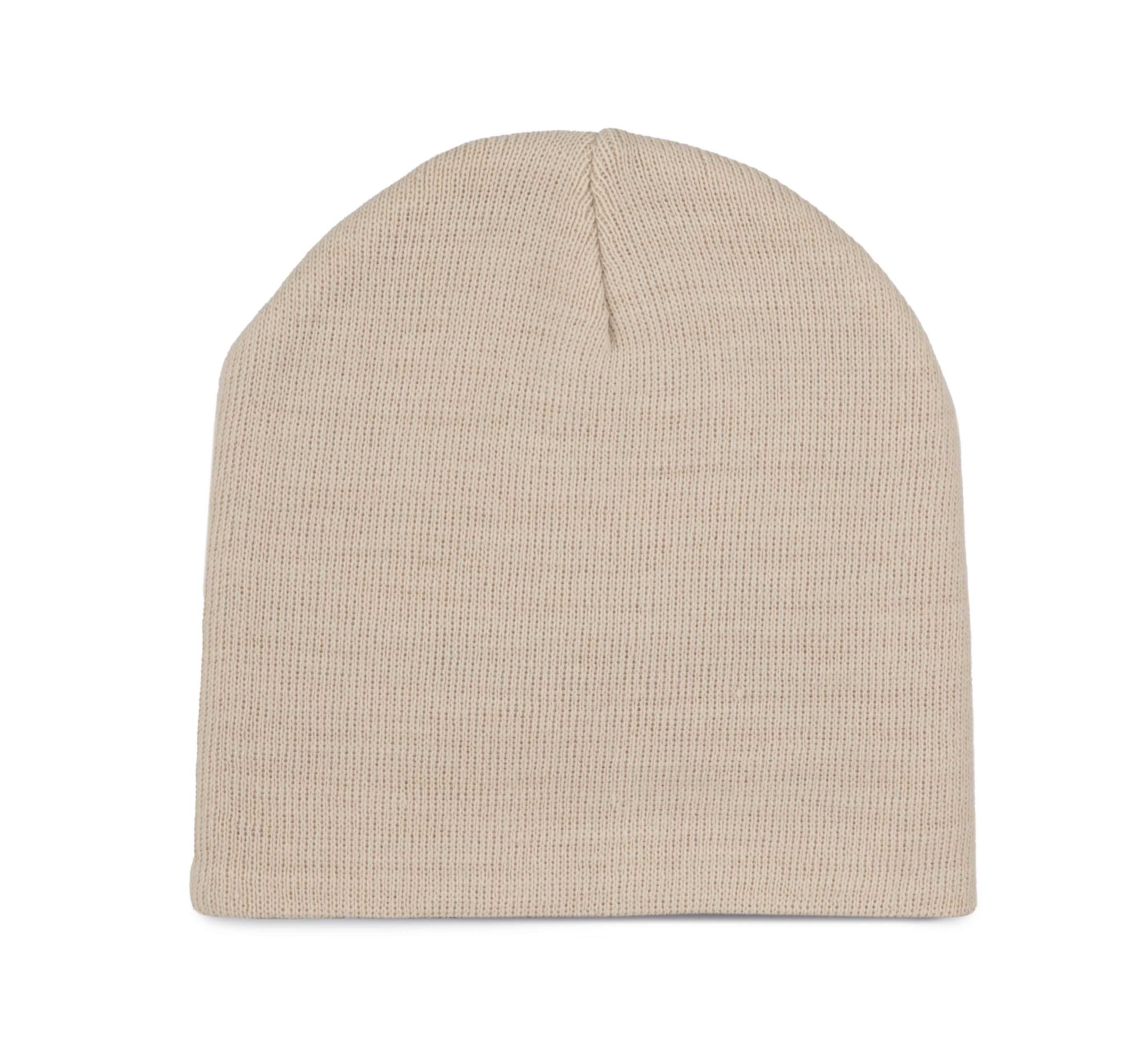 Gorro de punto fino Light Sand
