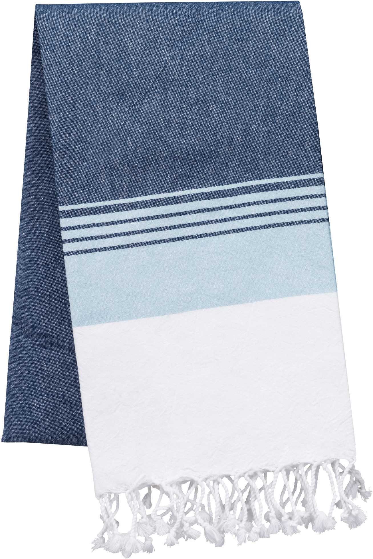 Pareo a rayas Denim / Sky Blue Stripe