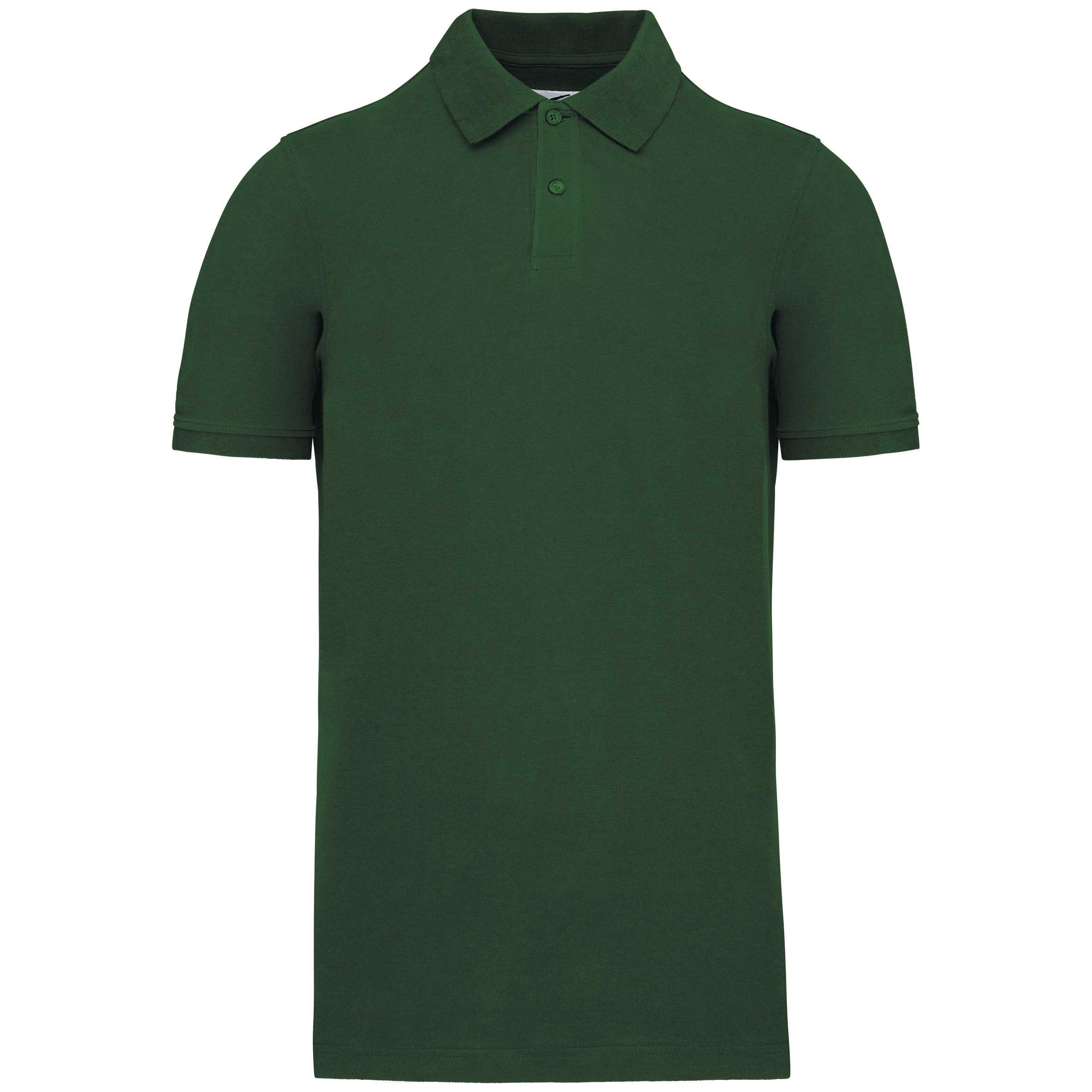 Polo piqué Bio180 hombre Forest Green