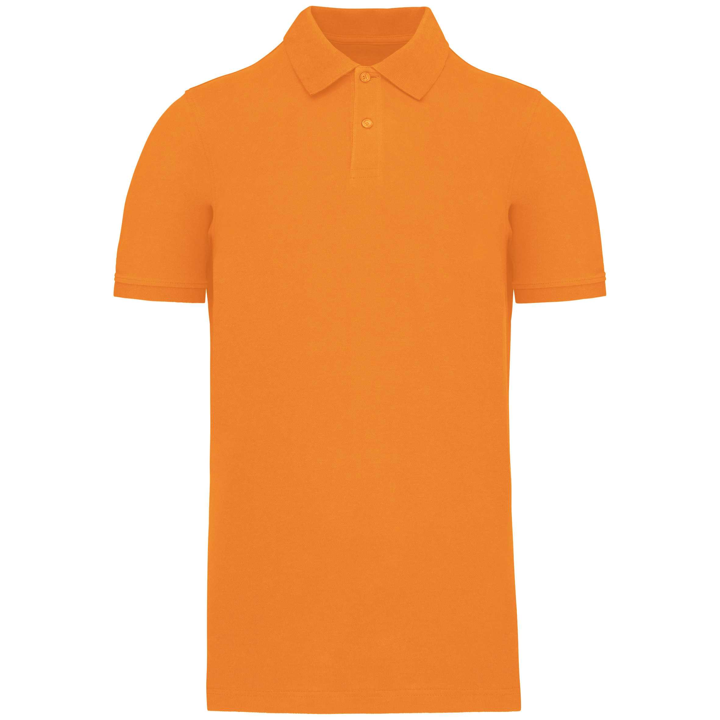 Polo piqué Bio180 hombre Orange