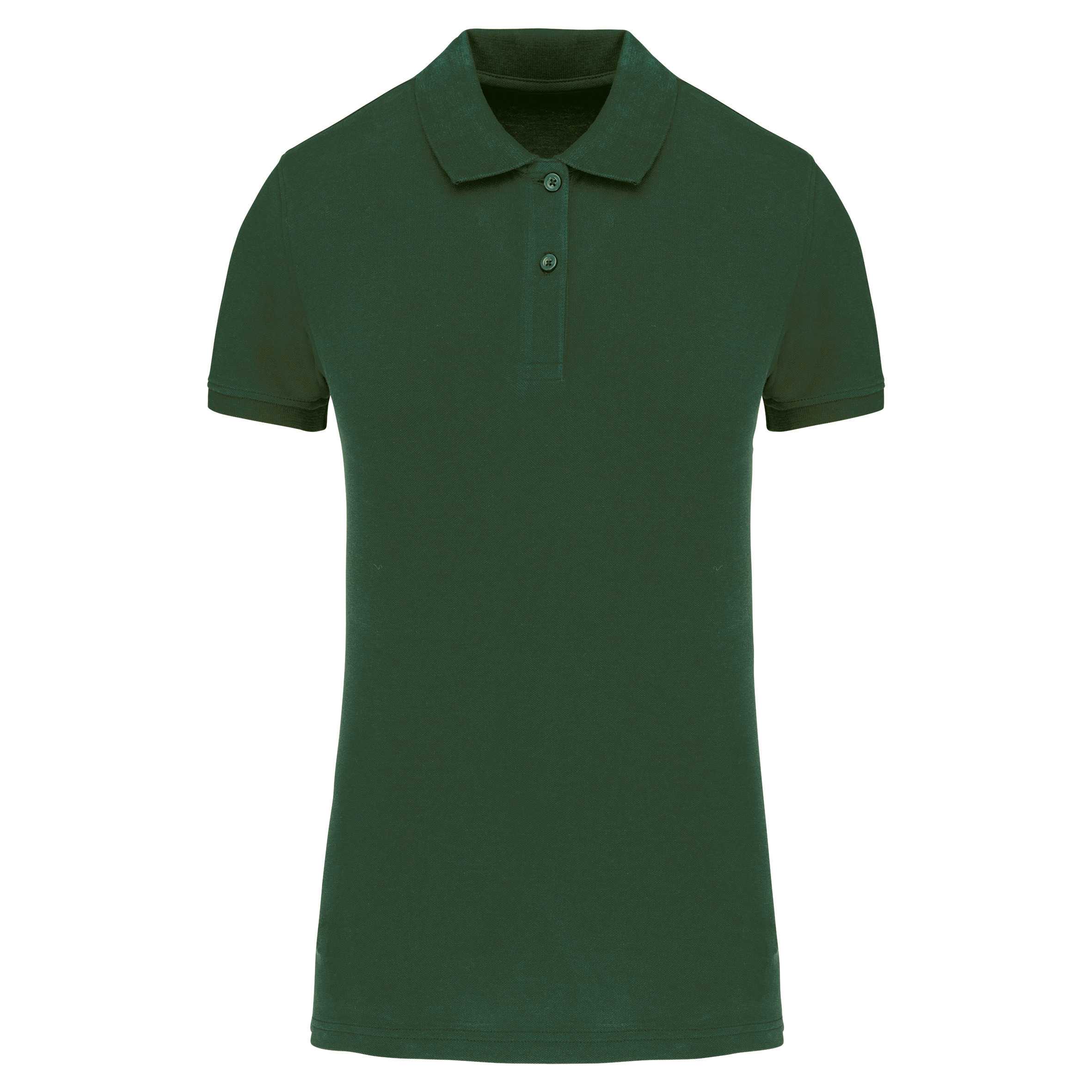 Polo piqué Bio180 mujer Forest Green