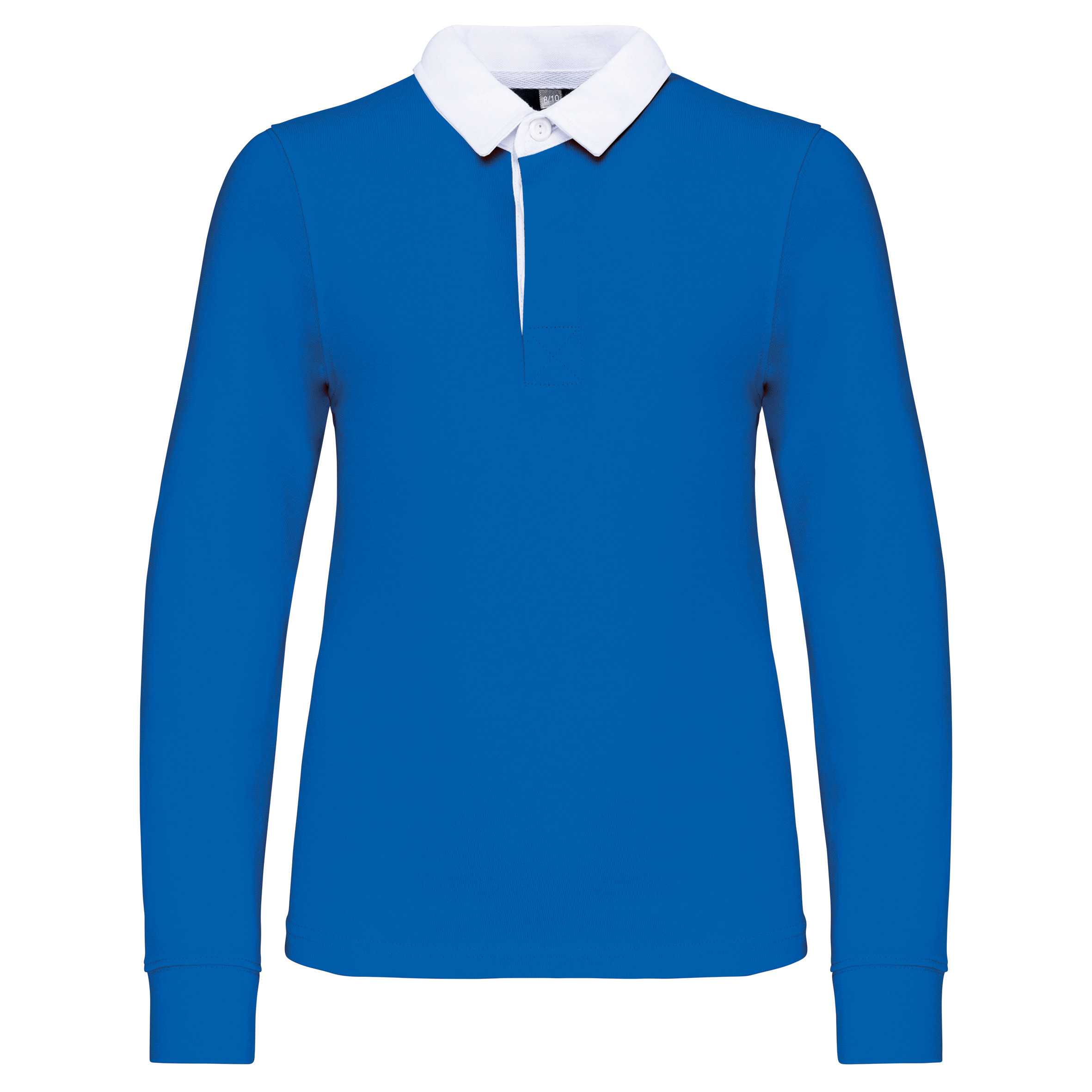 Polo rugby niños Light Royal Blue / White