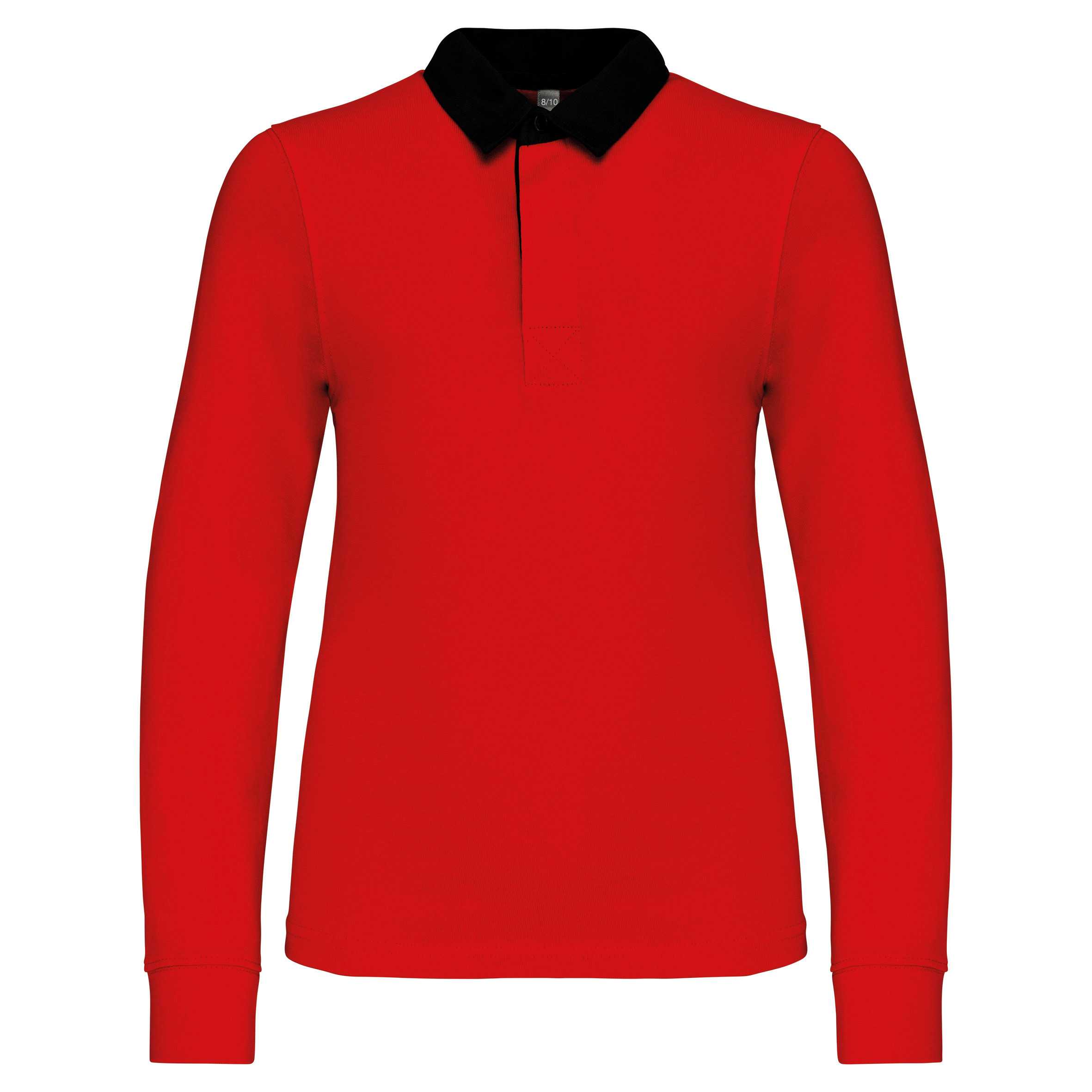 Polo rugby niños Red / Black