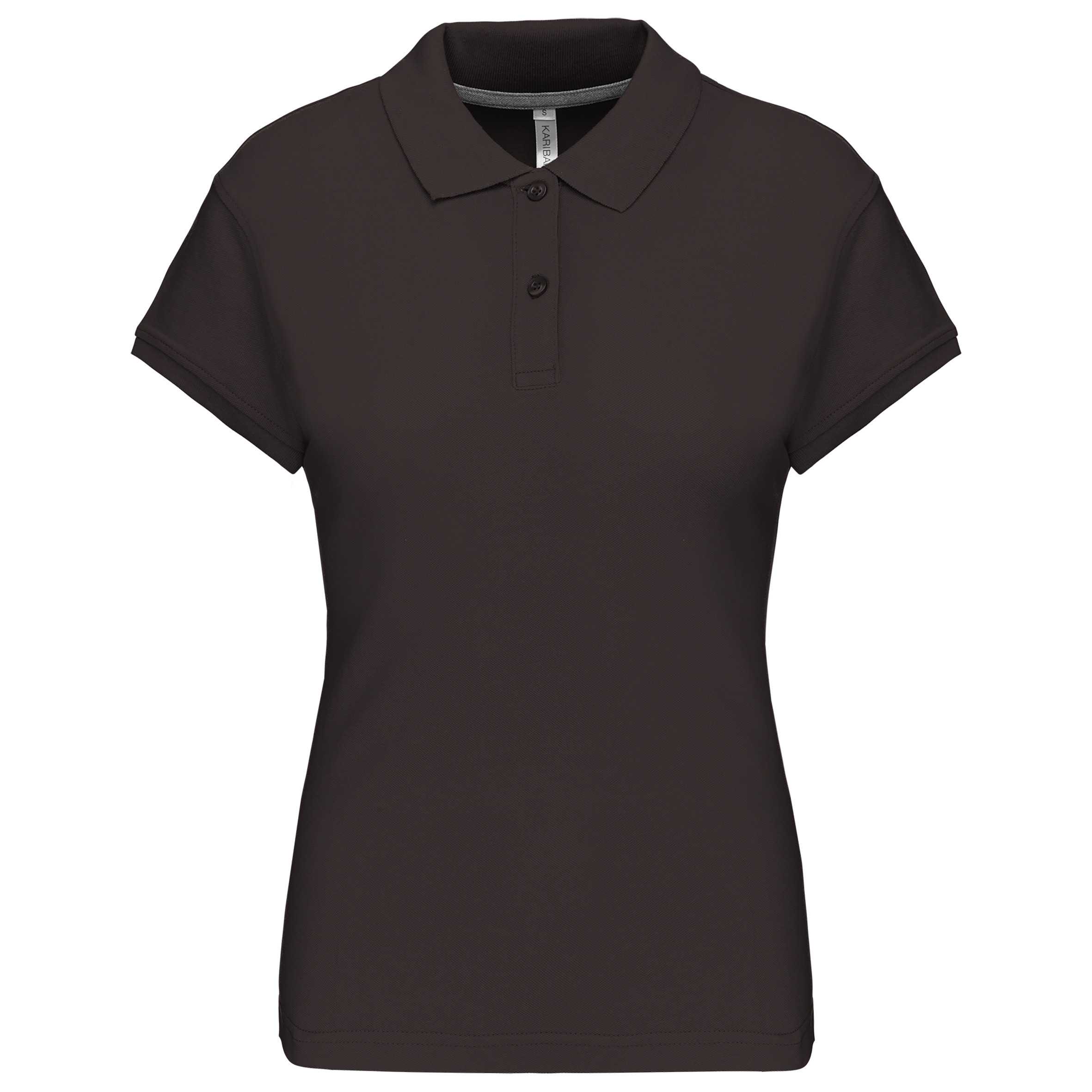 Polo manga corta mujer Dark Grey