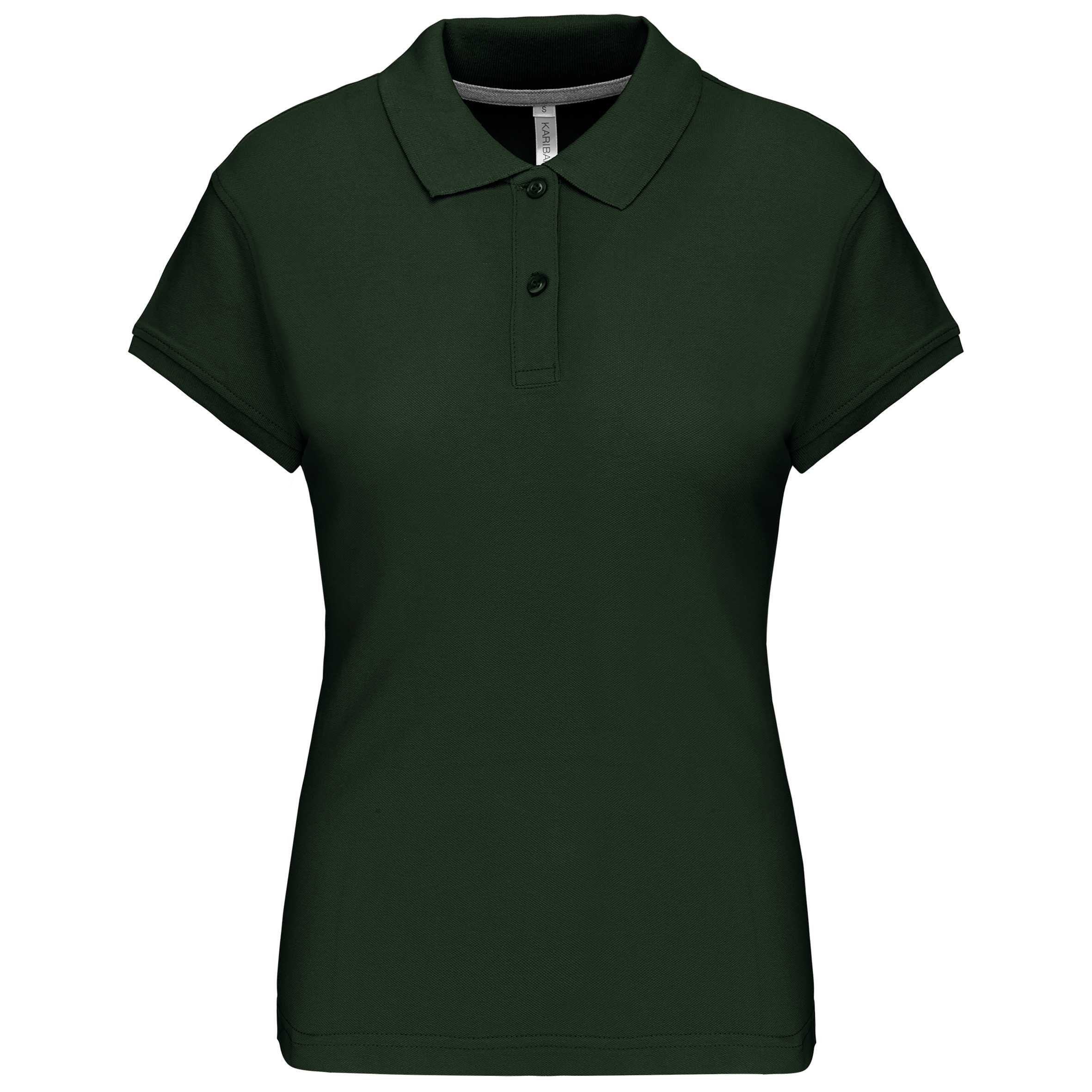 Polo manga corta mujer Forest Green