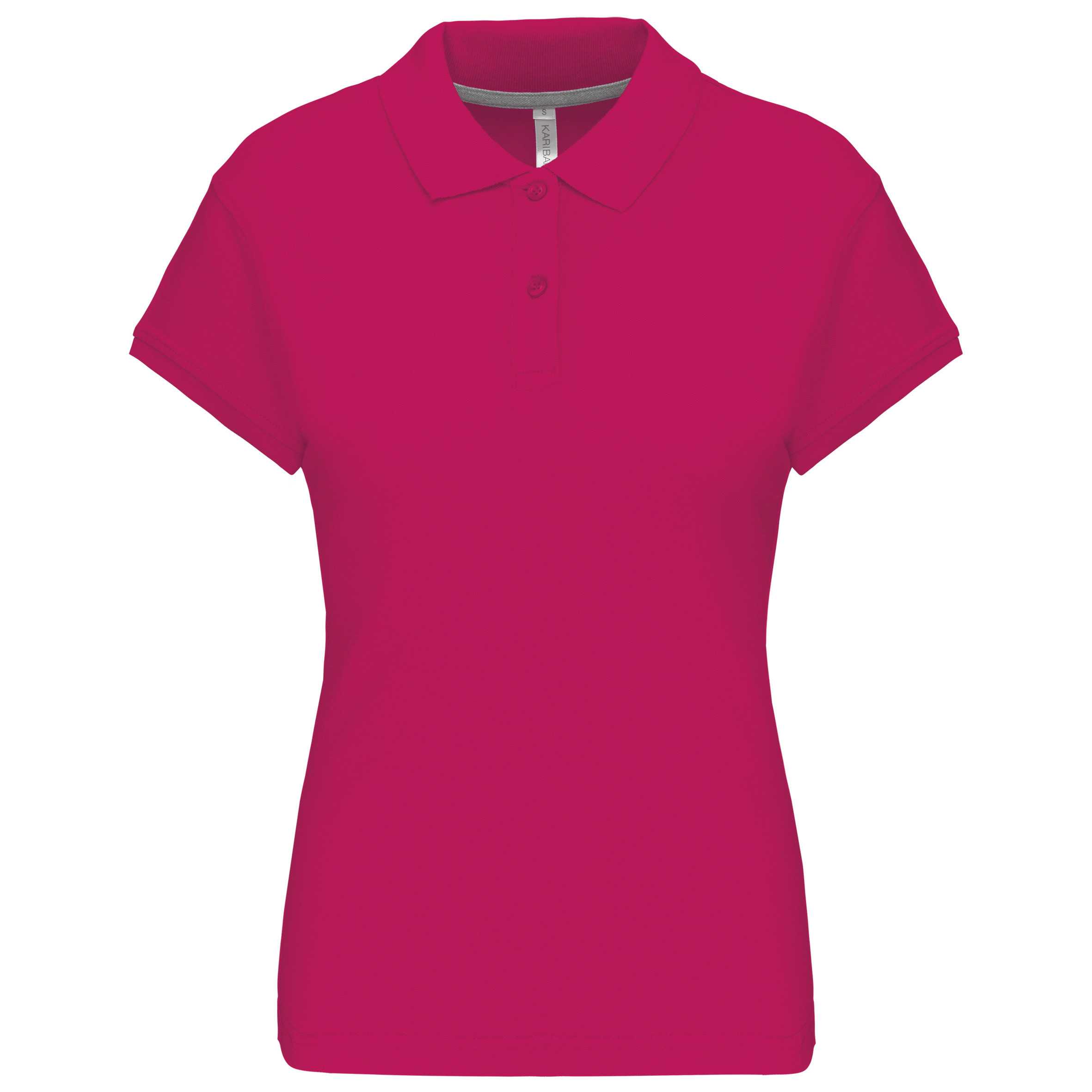 Polo manga corta mujer Fuchsia