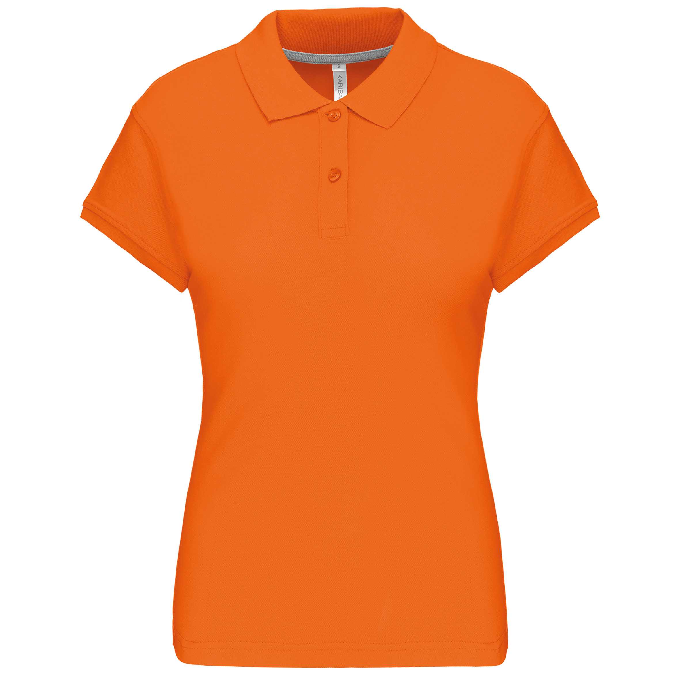 Polo manga corta mujer Orange