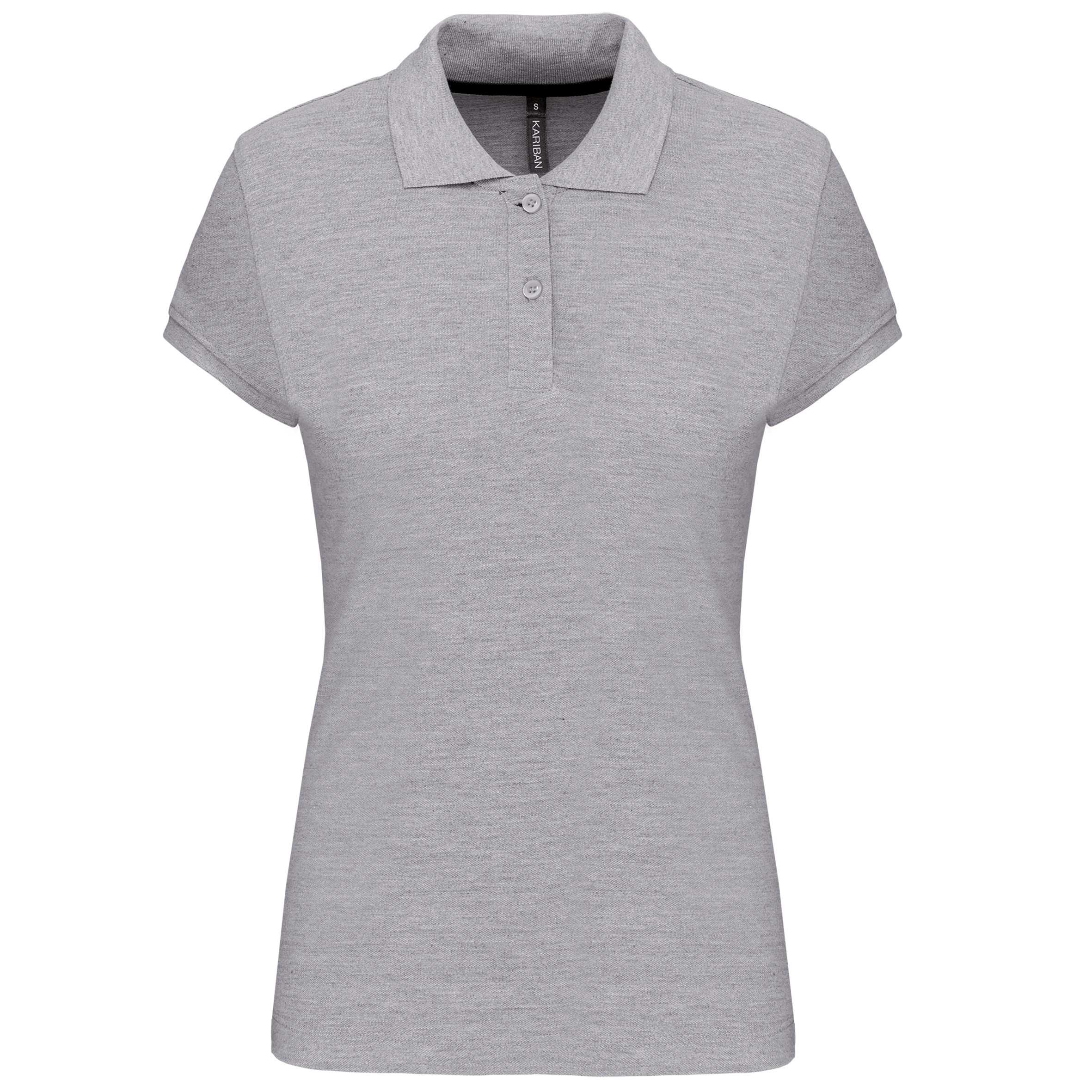 Polo manga corta mujer Oxford Grey
