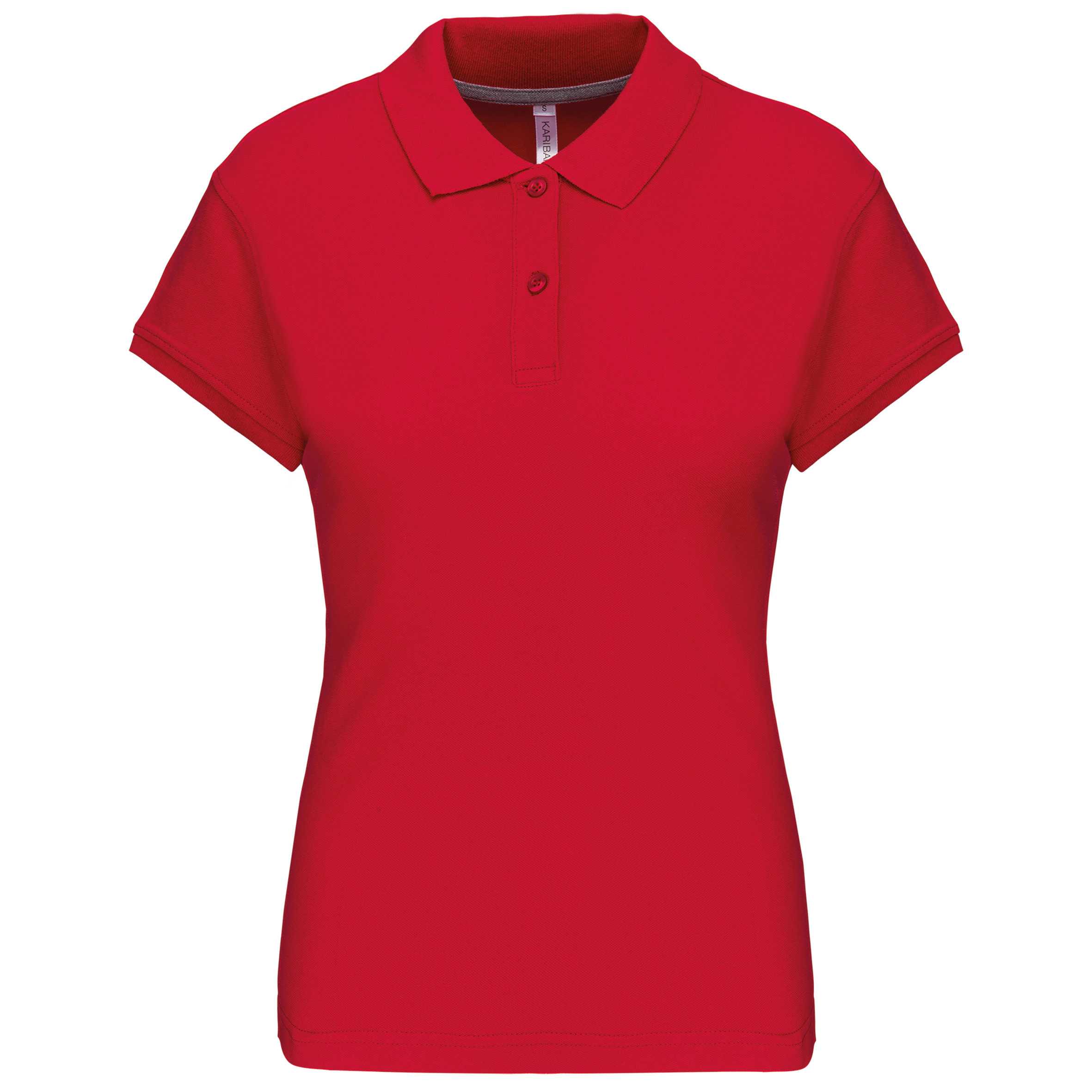 Polo manga corta mujer Red