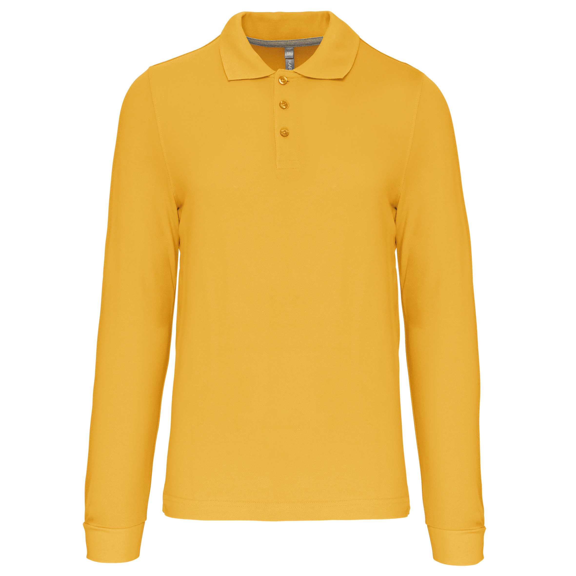 Polo manga larga hombre Yellow