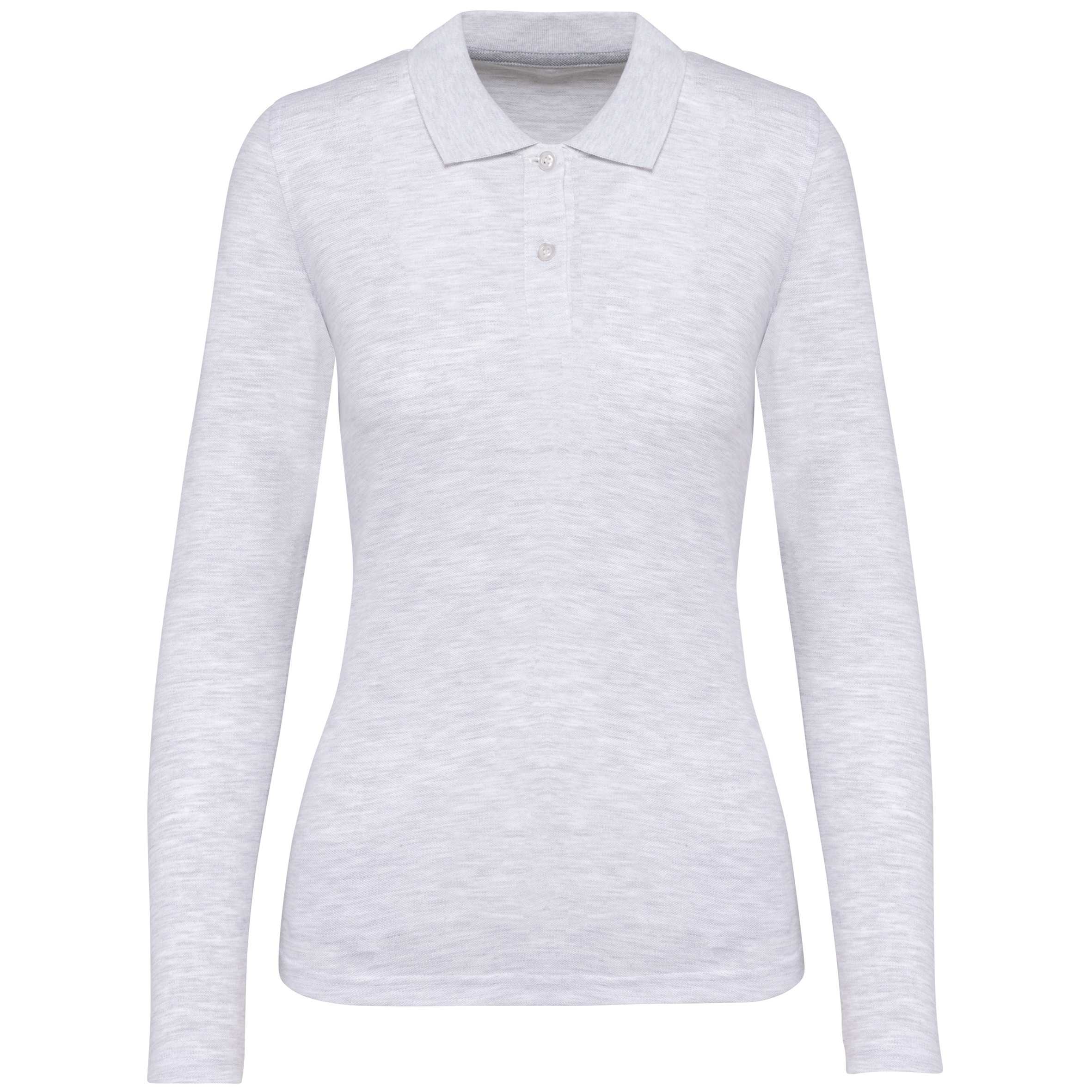 Polo manga mujer Ash Heather