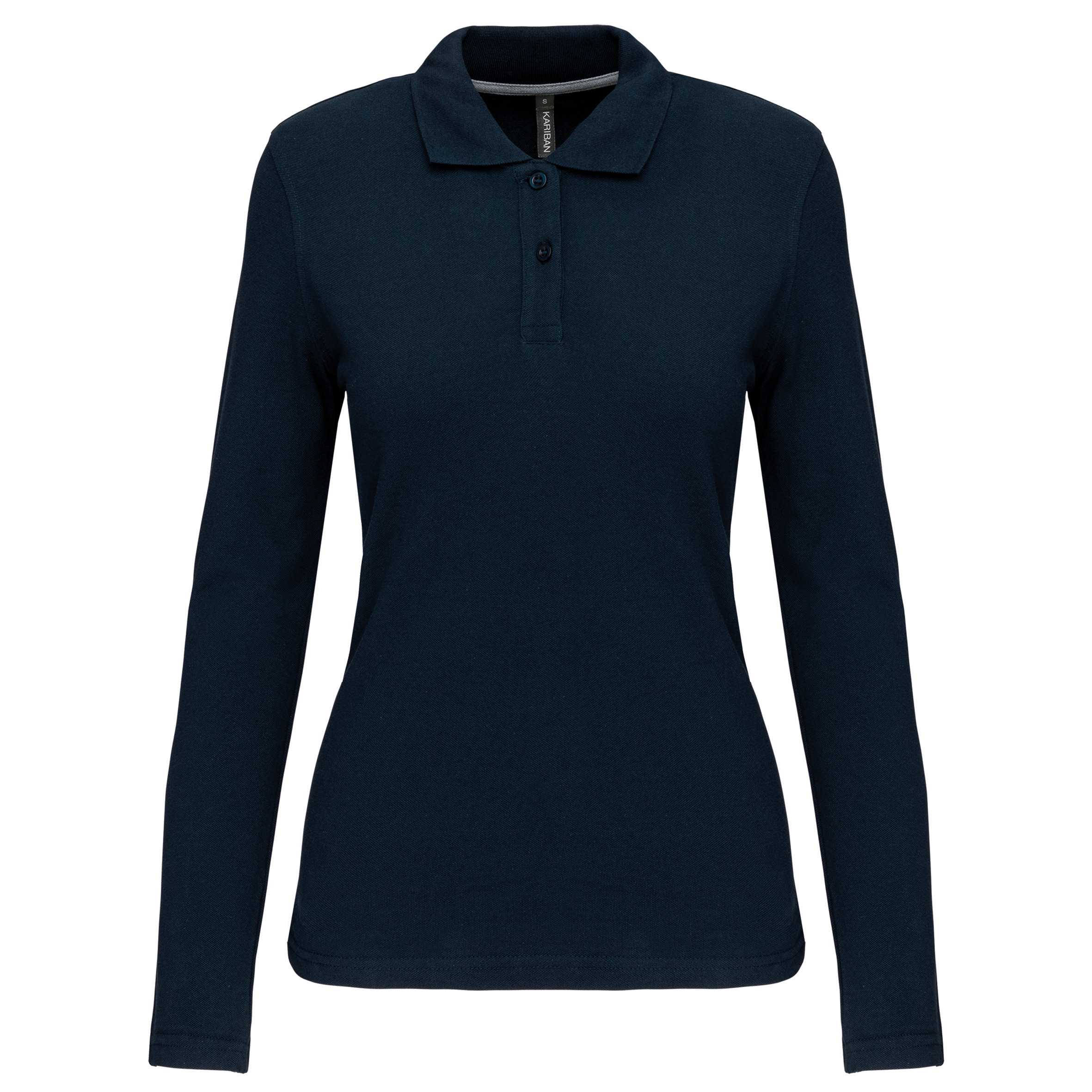 Polo manga mujer Navy