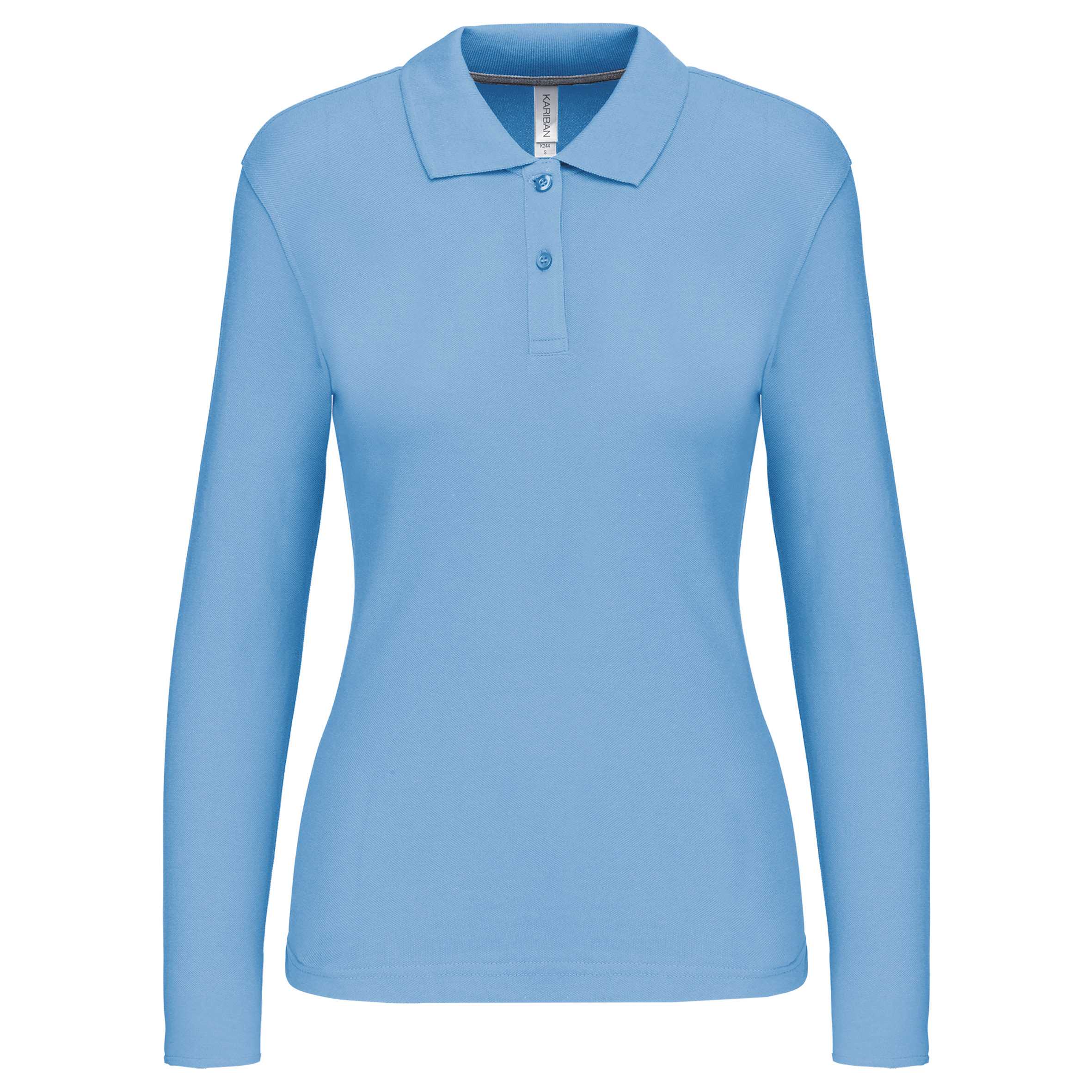 Polo manga mujer Sky Blue