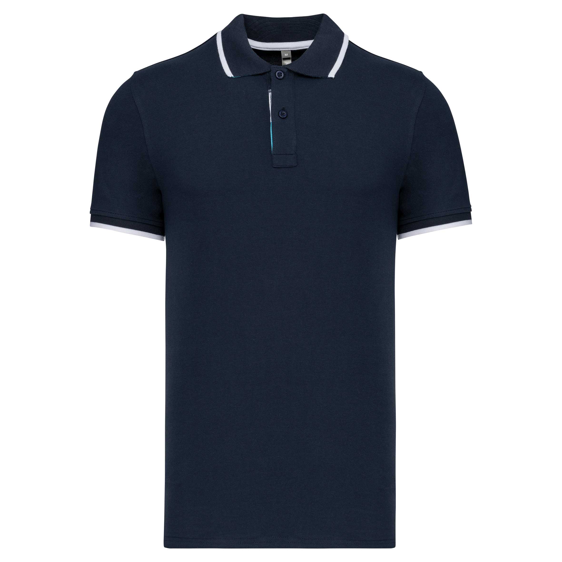 Polo manga corta hombre Navy / White / Light Turquoise