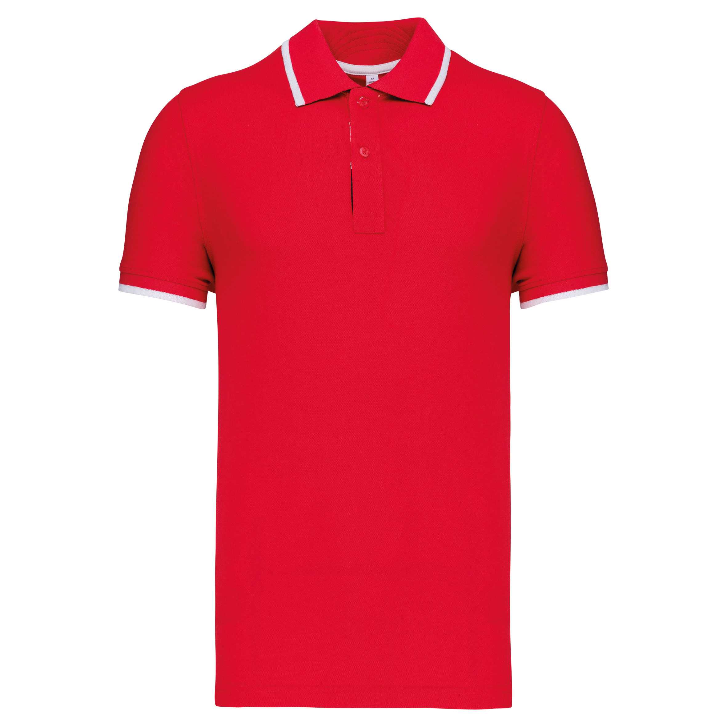 Polo manga corta hombre Red / White / Navy