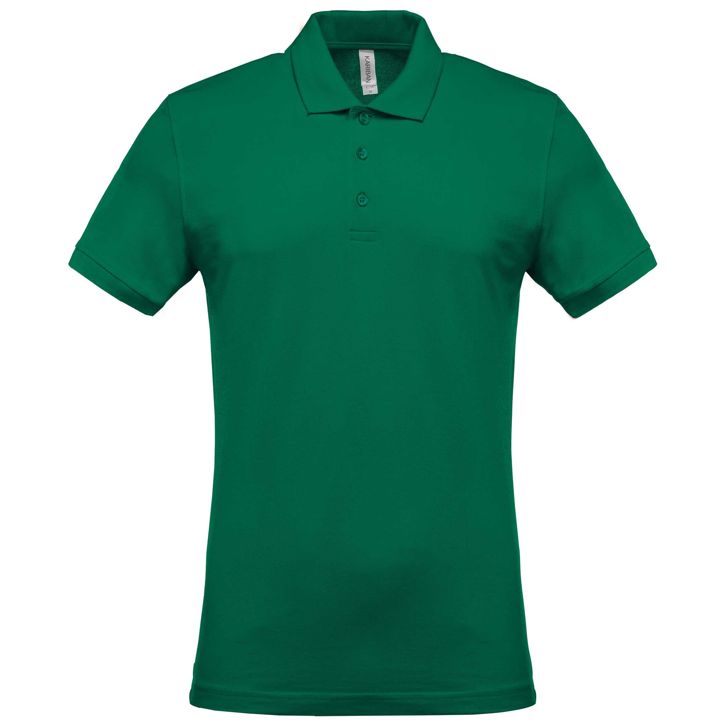 Polo piqué de manga corta hombre Kelly Green