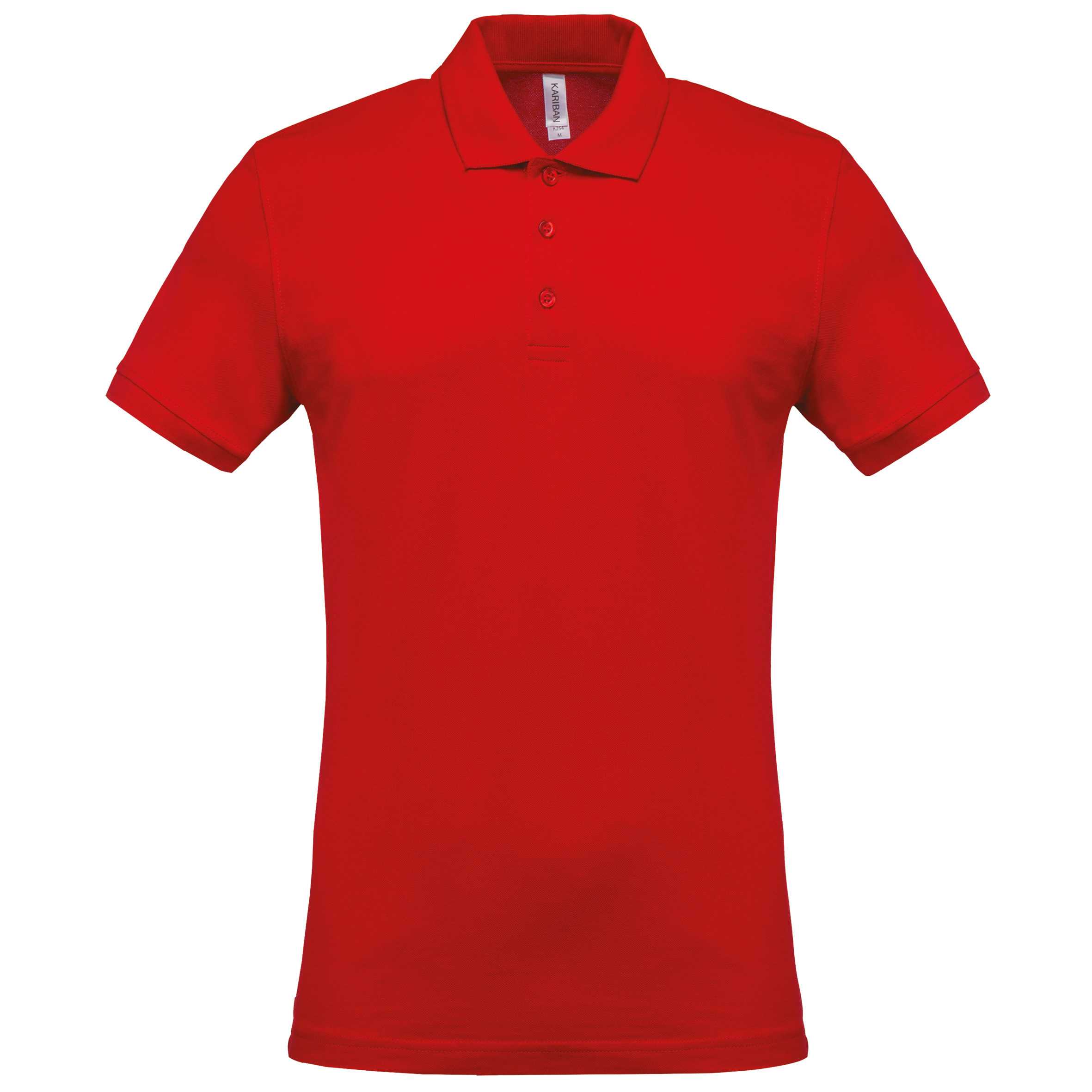 Polo piqué de manga corta hombre Red