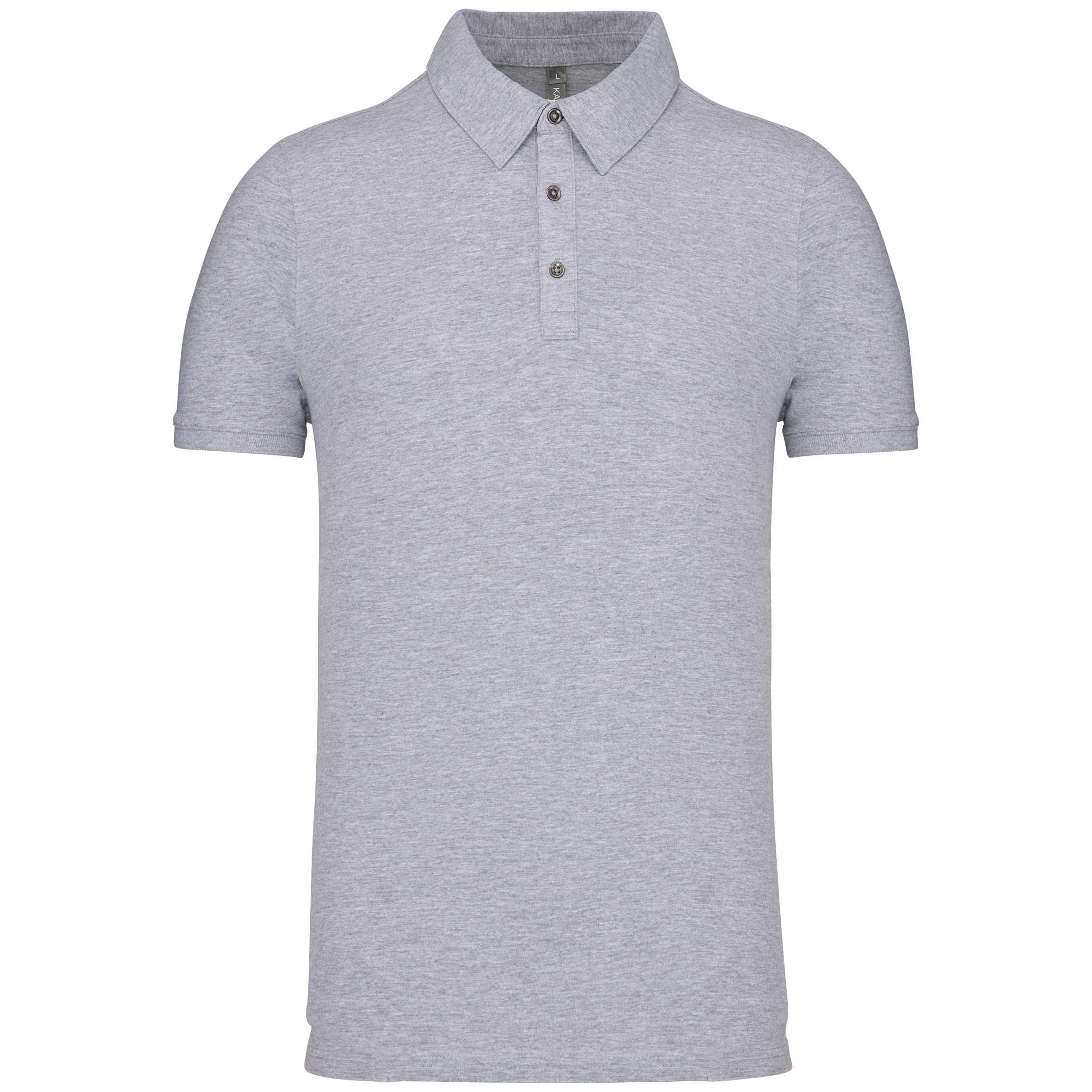Polo jersey manga corta hombre Oxford Grey
