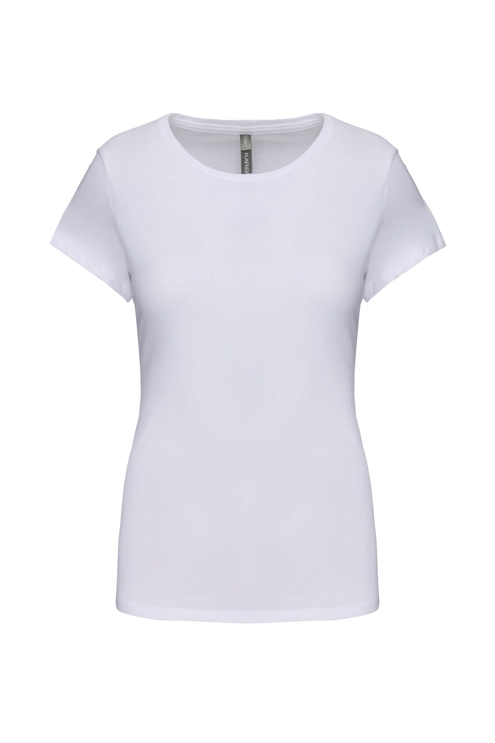 Camiseta con elastano mujer White