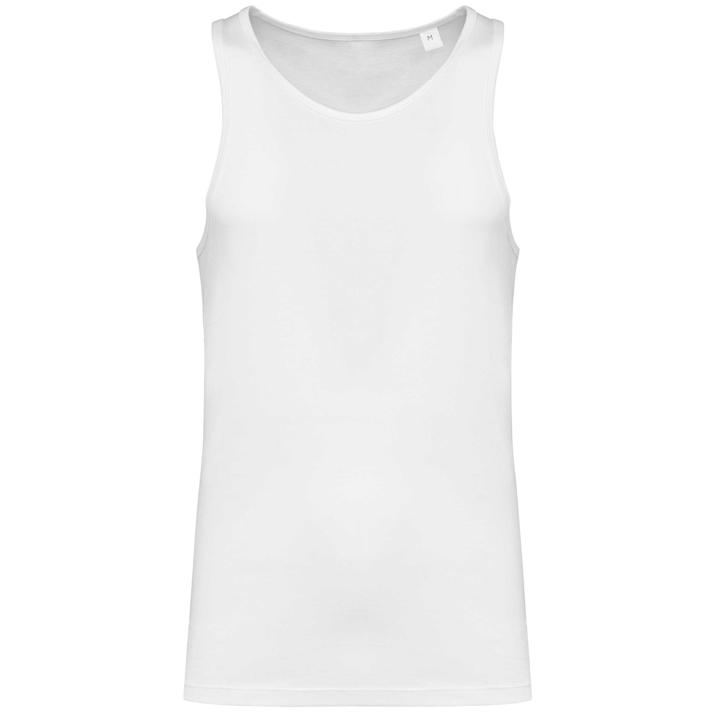 Camiseta de tirantes ecorresponsable hombre White