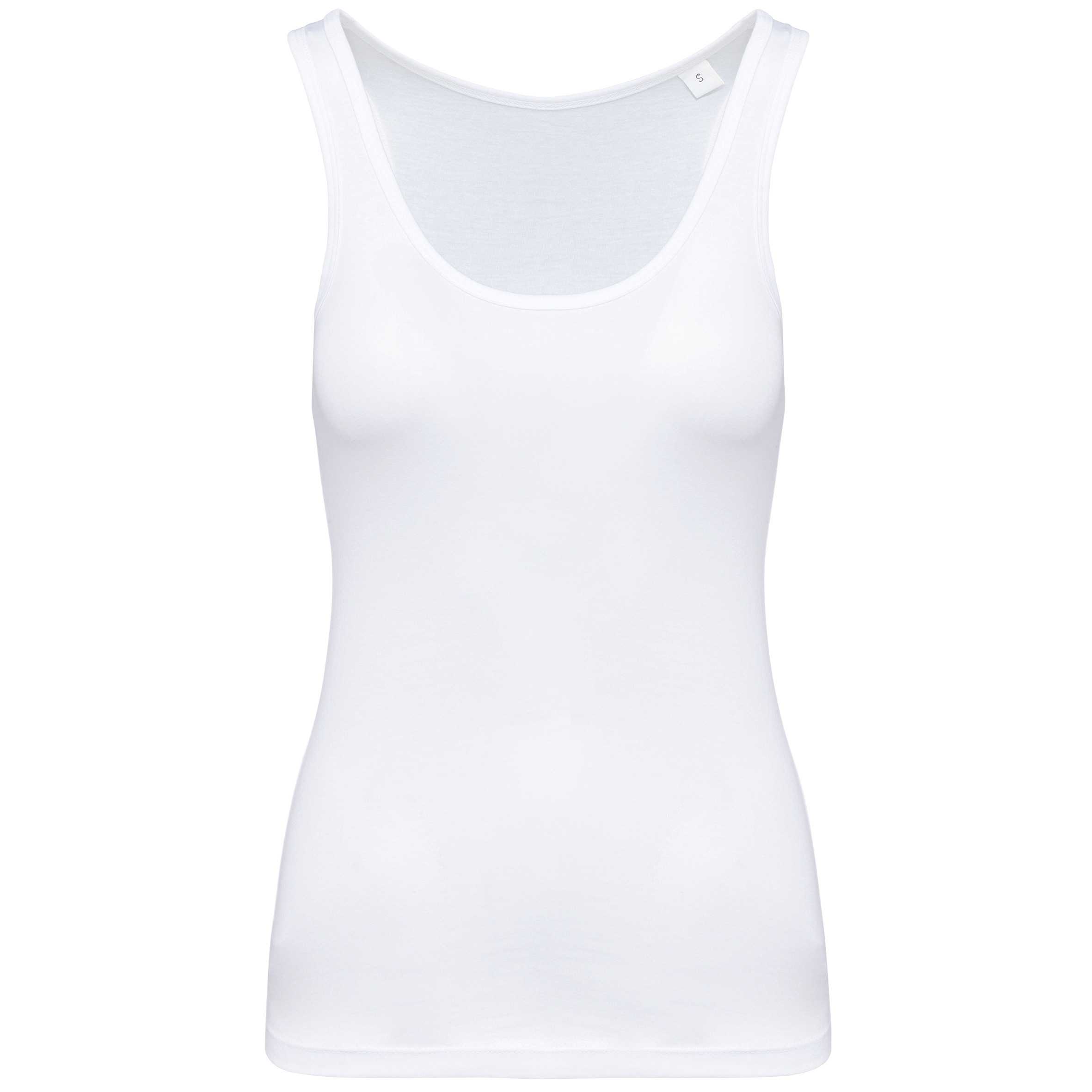 Camiseta de tirantes ecorresponsable mujer White