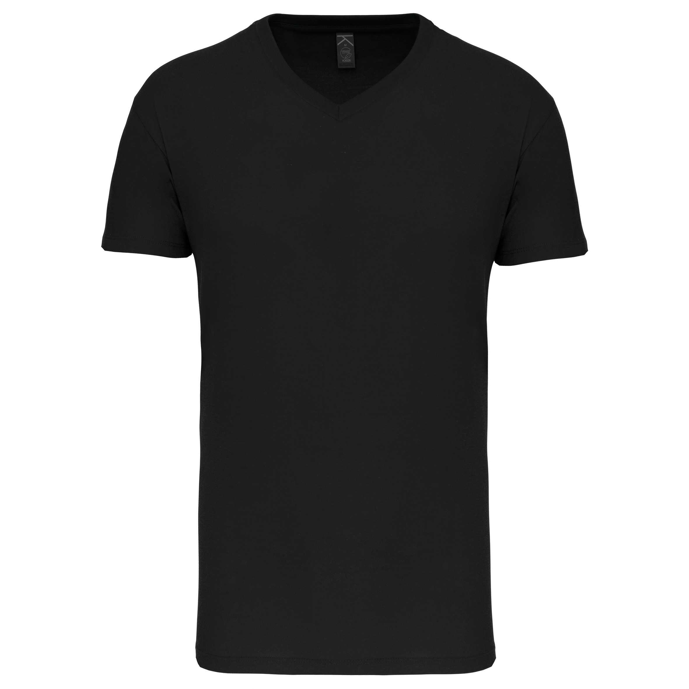 Camiseta BIO150IC cuello de pico hombre Black