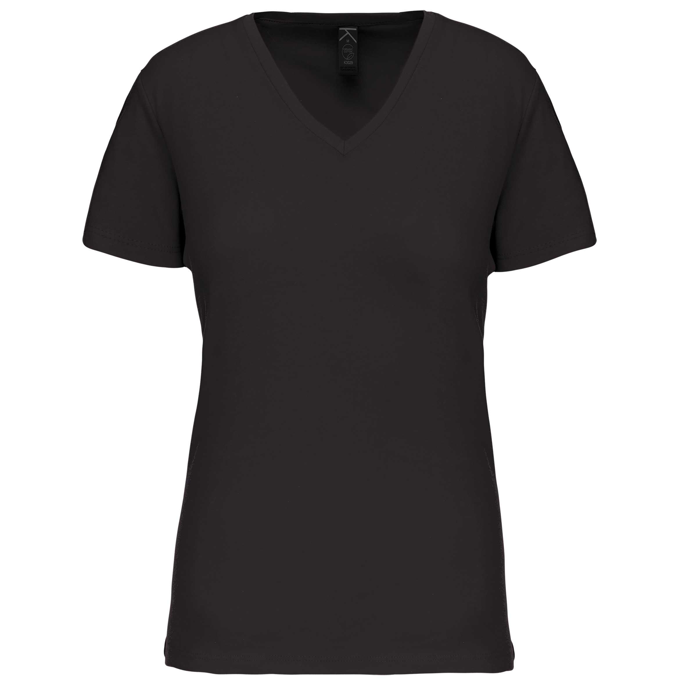 Camiseta BIO150IC cuello de pico mujer Dark Grey