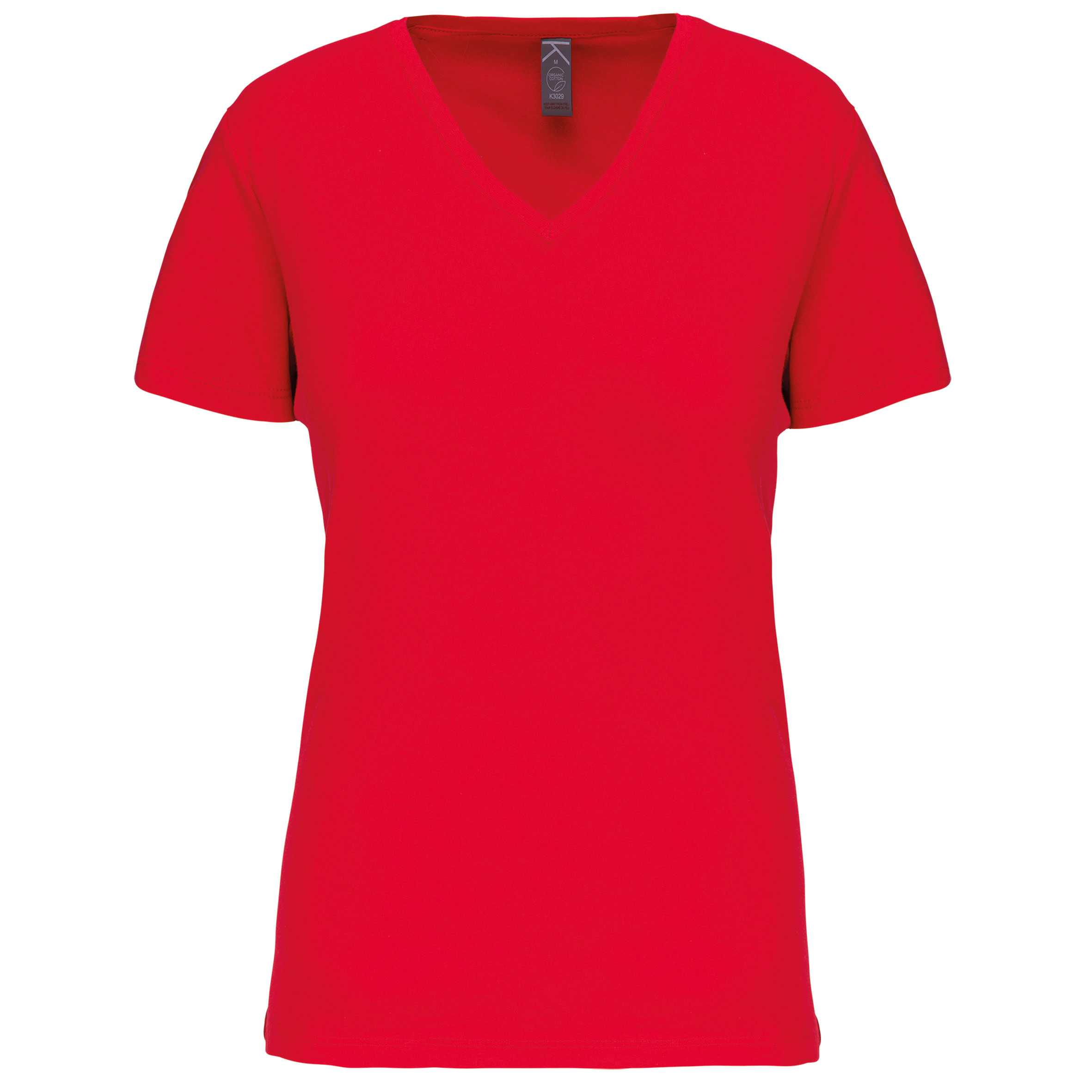 Camiseta BIO150IC cuello de pico mujer Red