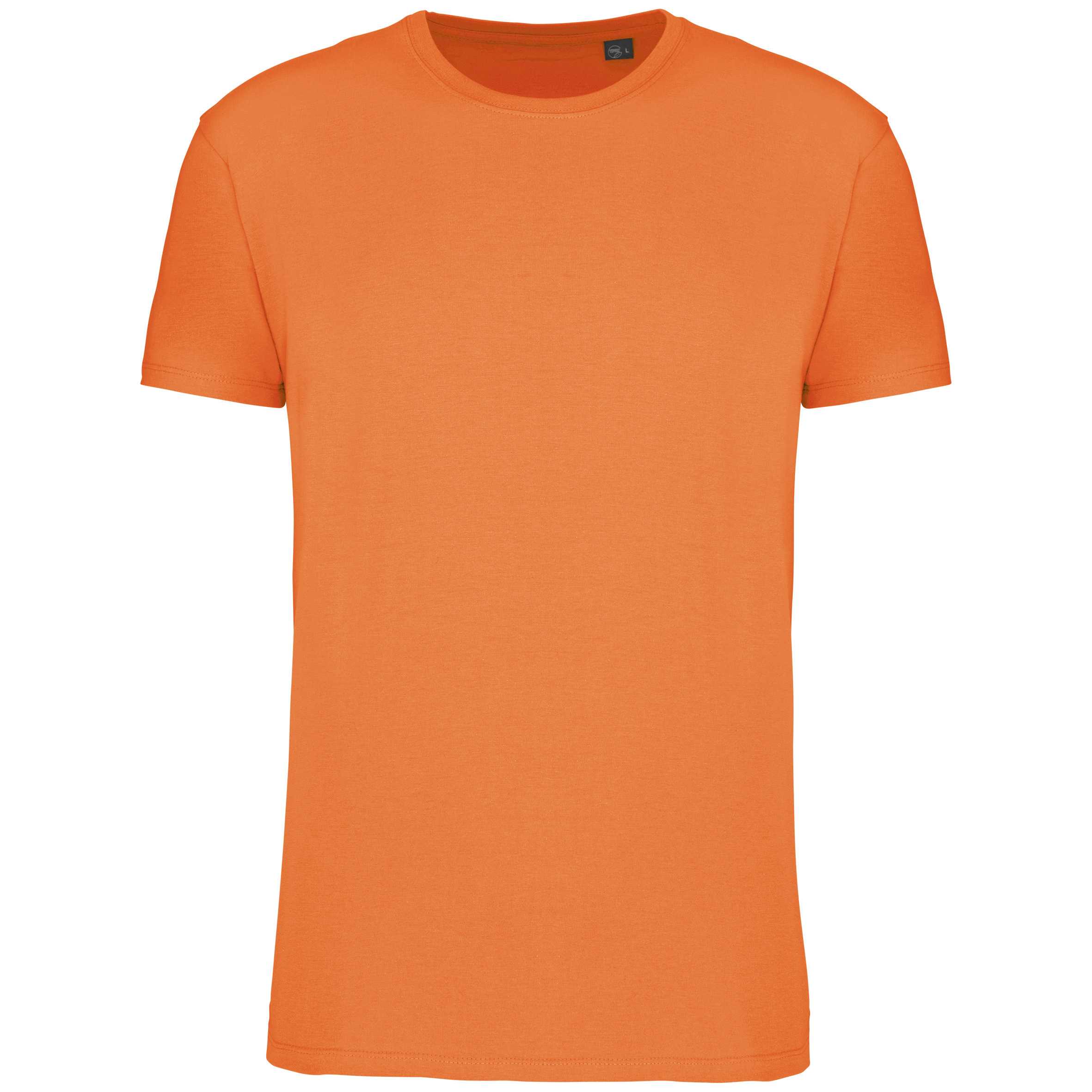 Camiseta cuello redondo BIO190IC unisex Light Orange