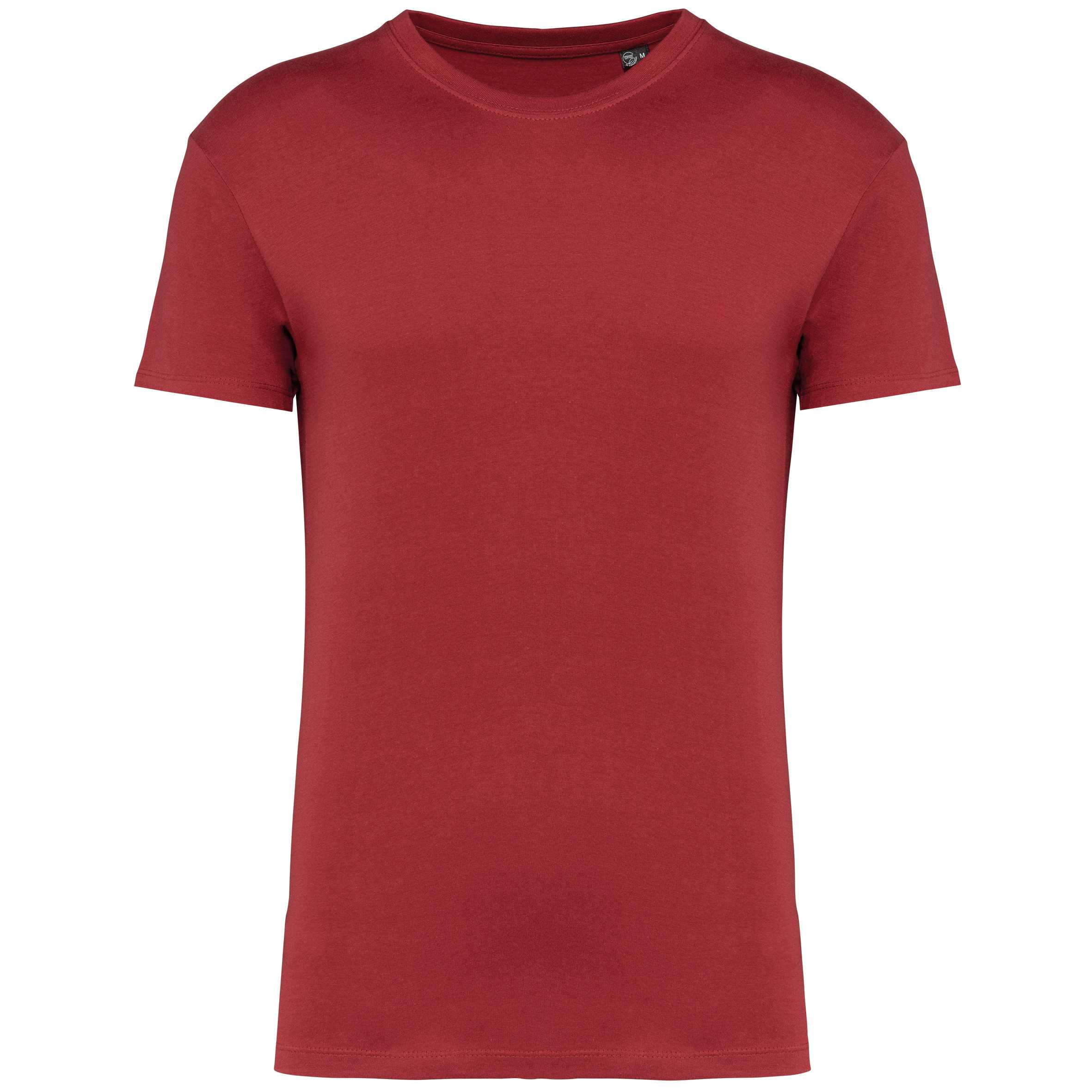 Camiseta cuello redondo BIO190IC unisex Terracotta Red