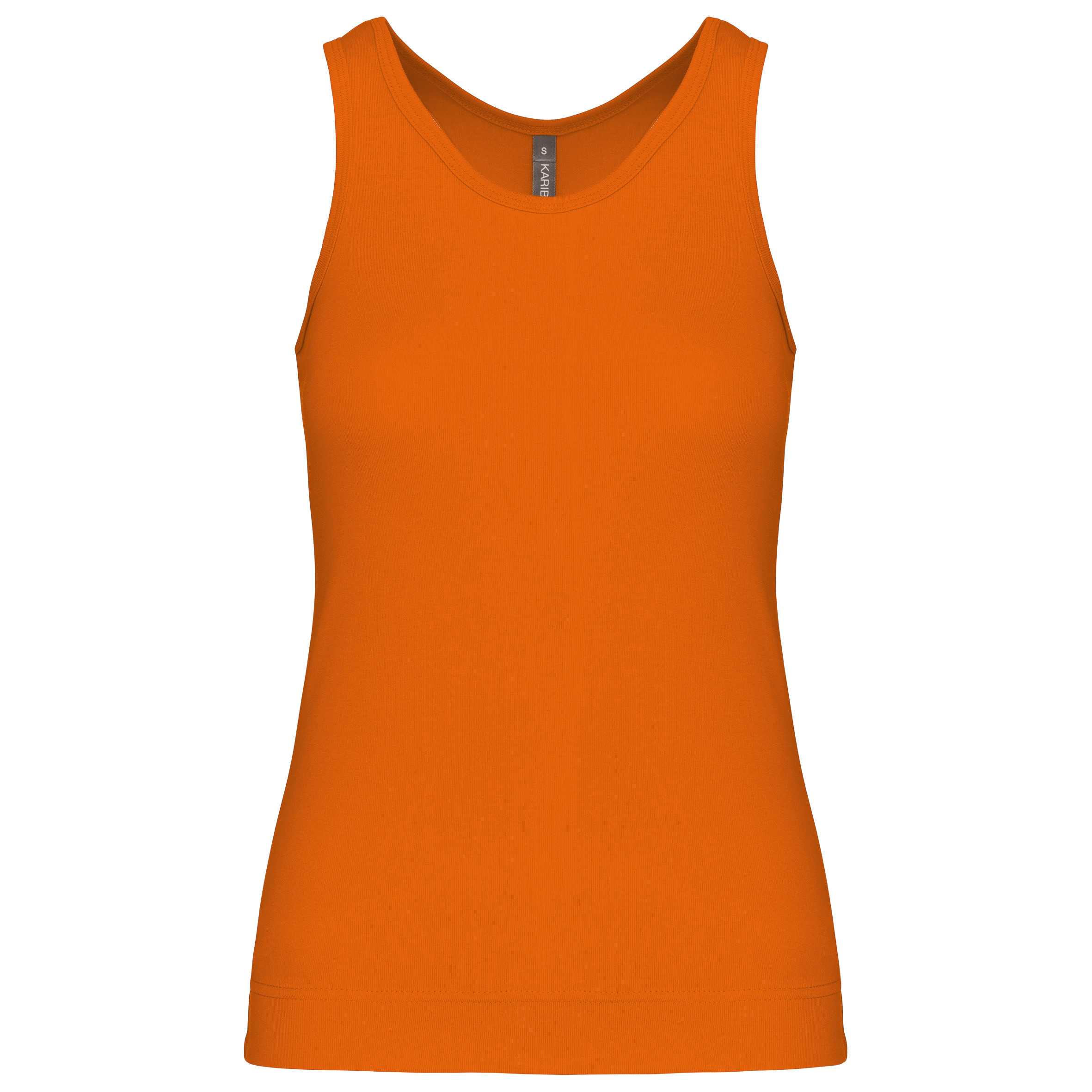 Angelina - camiseta tirantes mujer Deep Orange