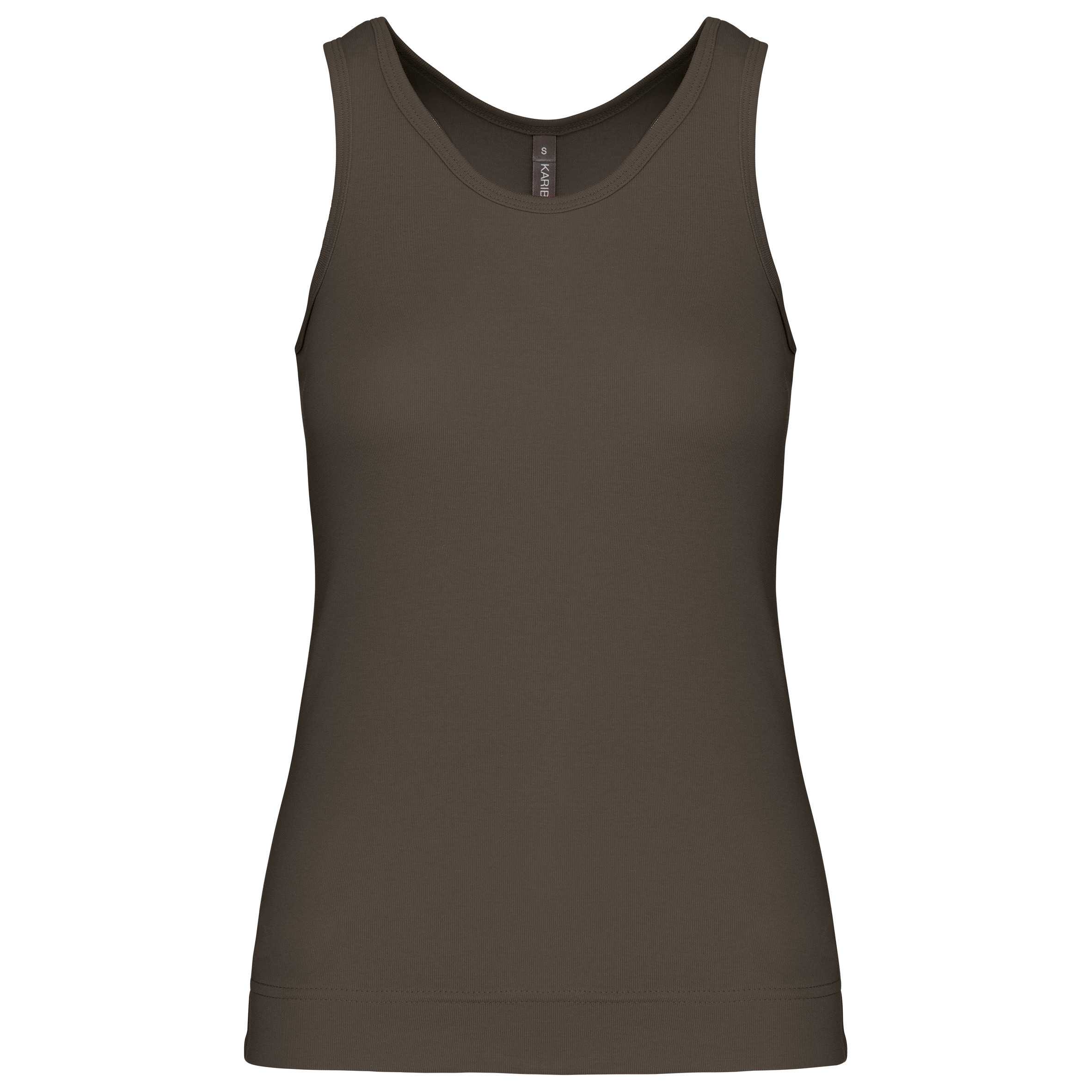 Angelina - camiseta tirantes mujer Khaki