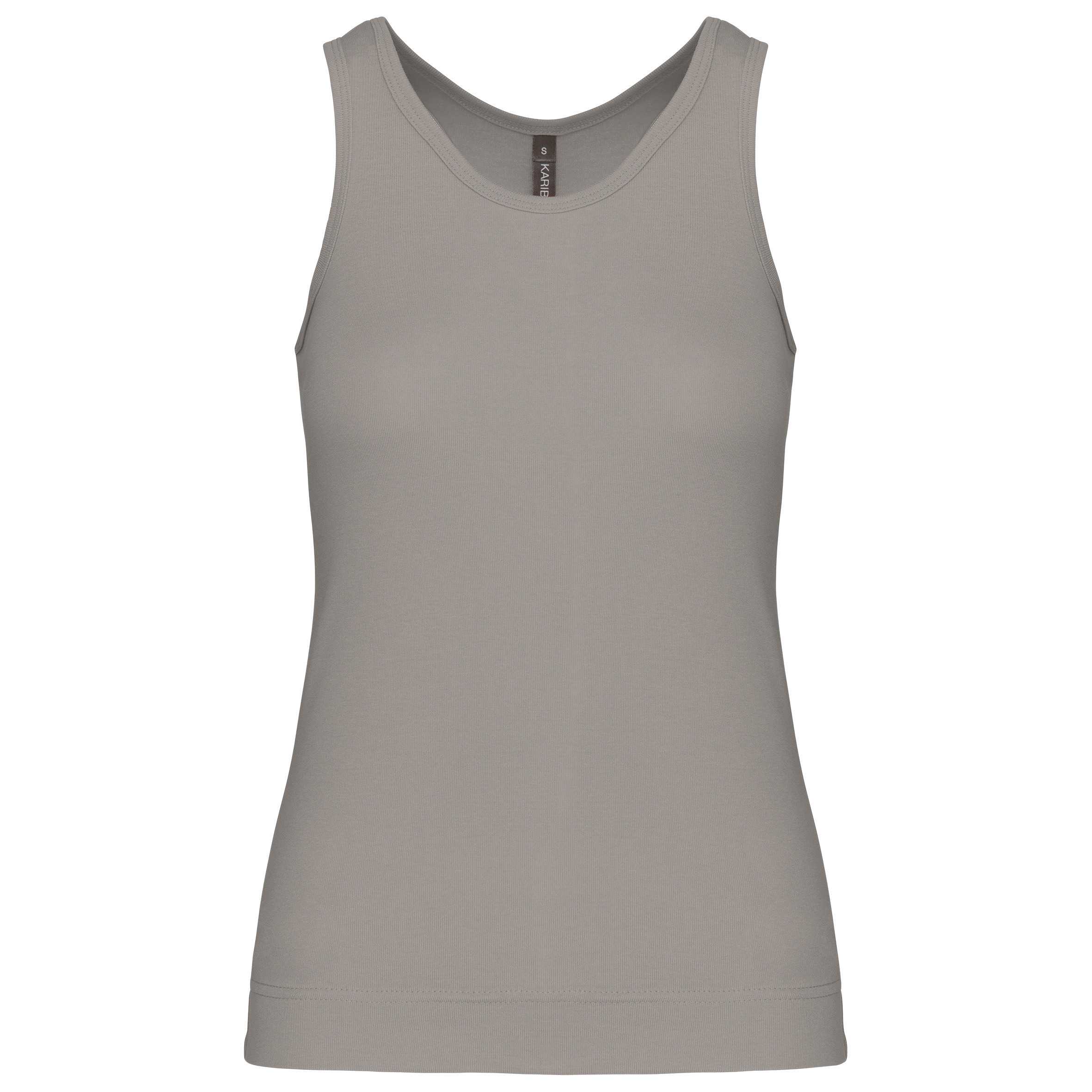 Angelina - camiseta tirantes mujer Light Grey