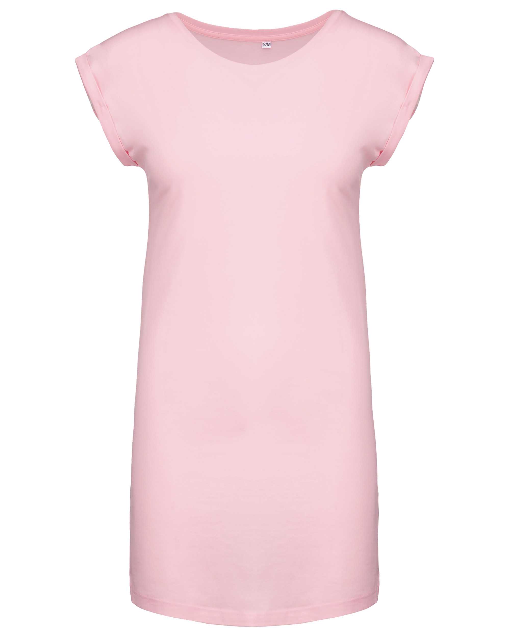 Camiseta larga mujer Pale Pink