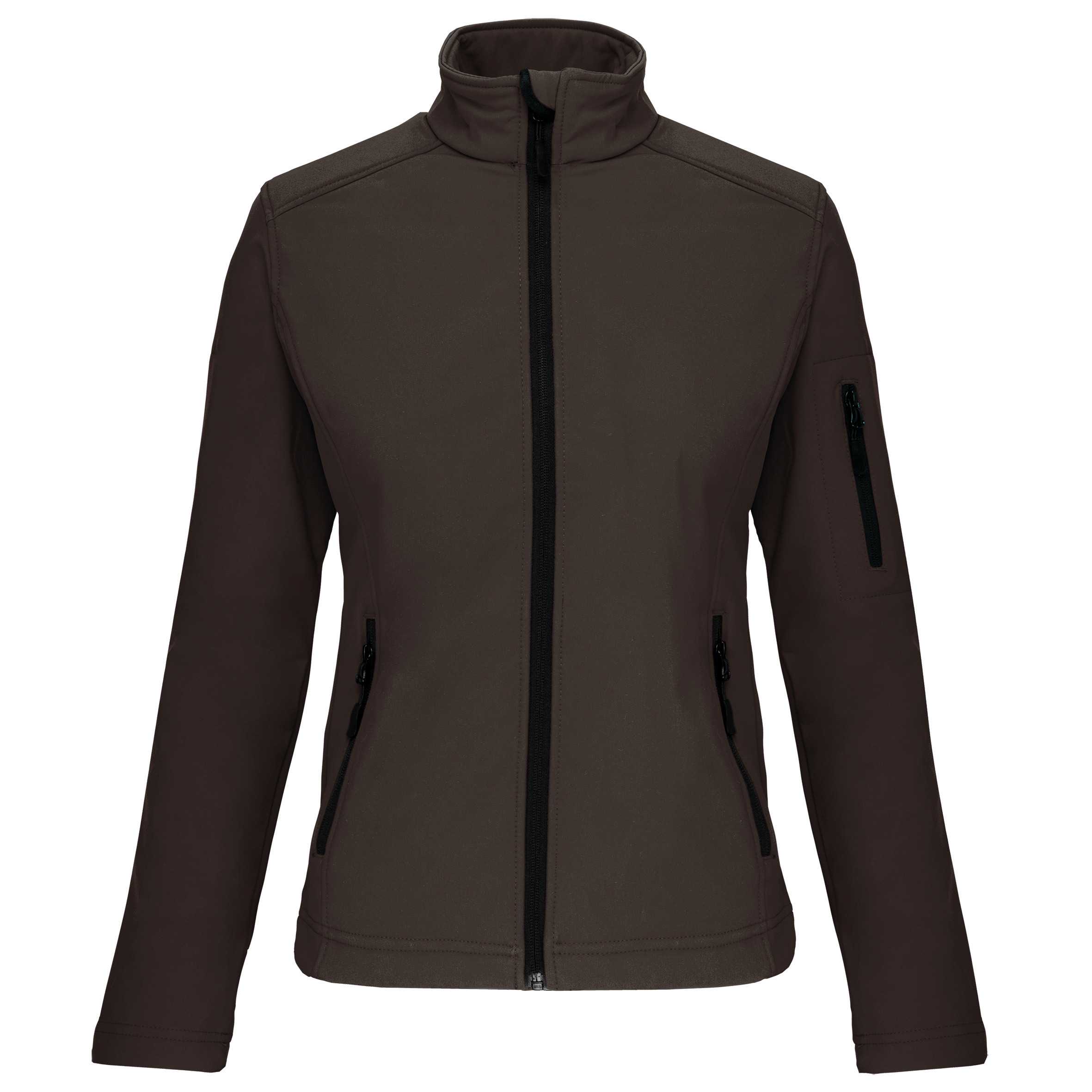 Chaqueta softshell mujer Chocolate