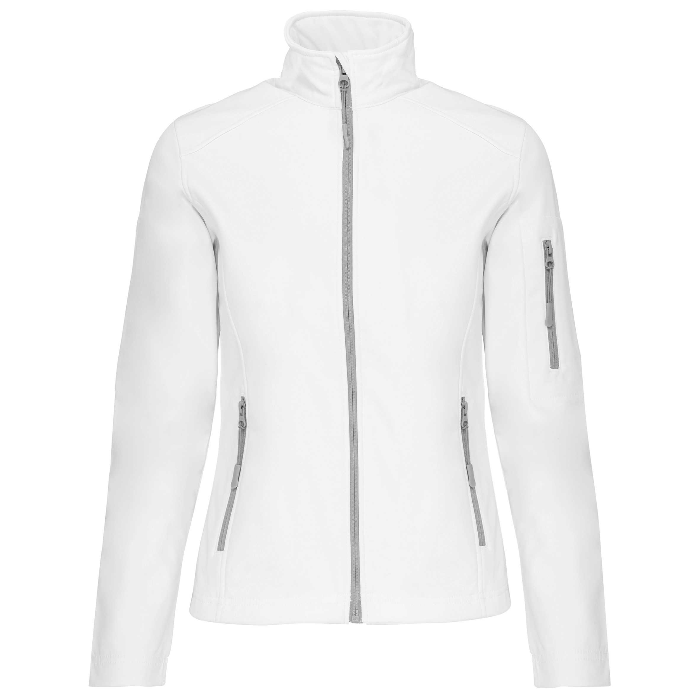 Chaqueta softshell mujer White