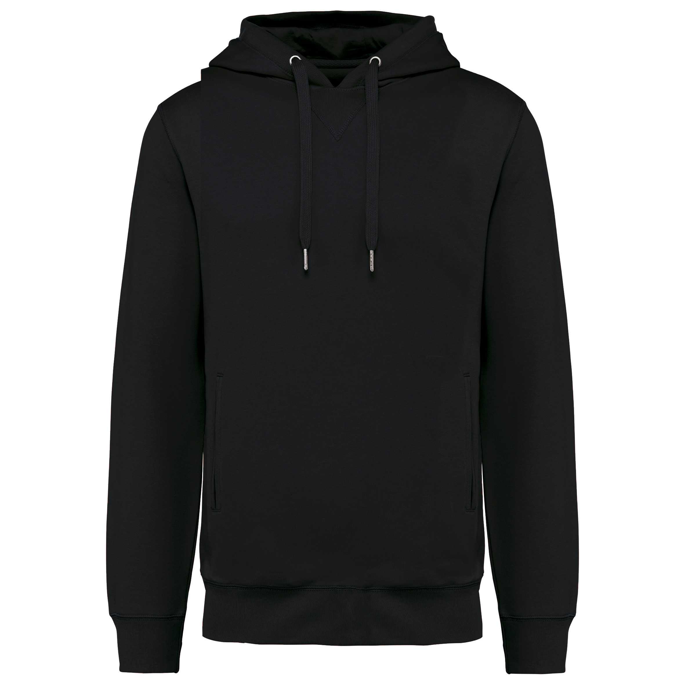 Sudadera ecorresponsable french terry capucha - Unisex Black